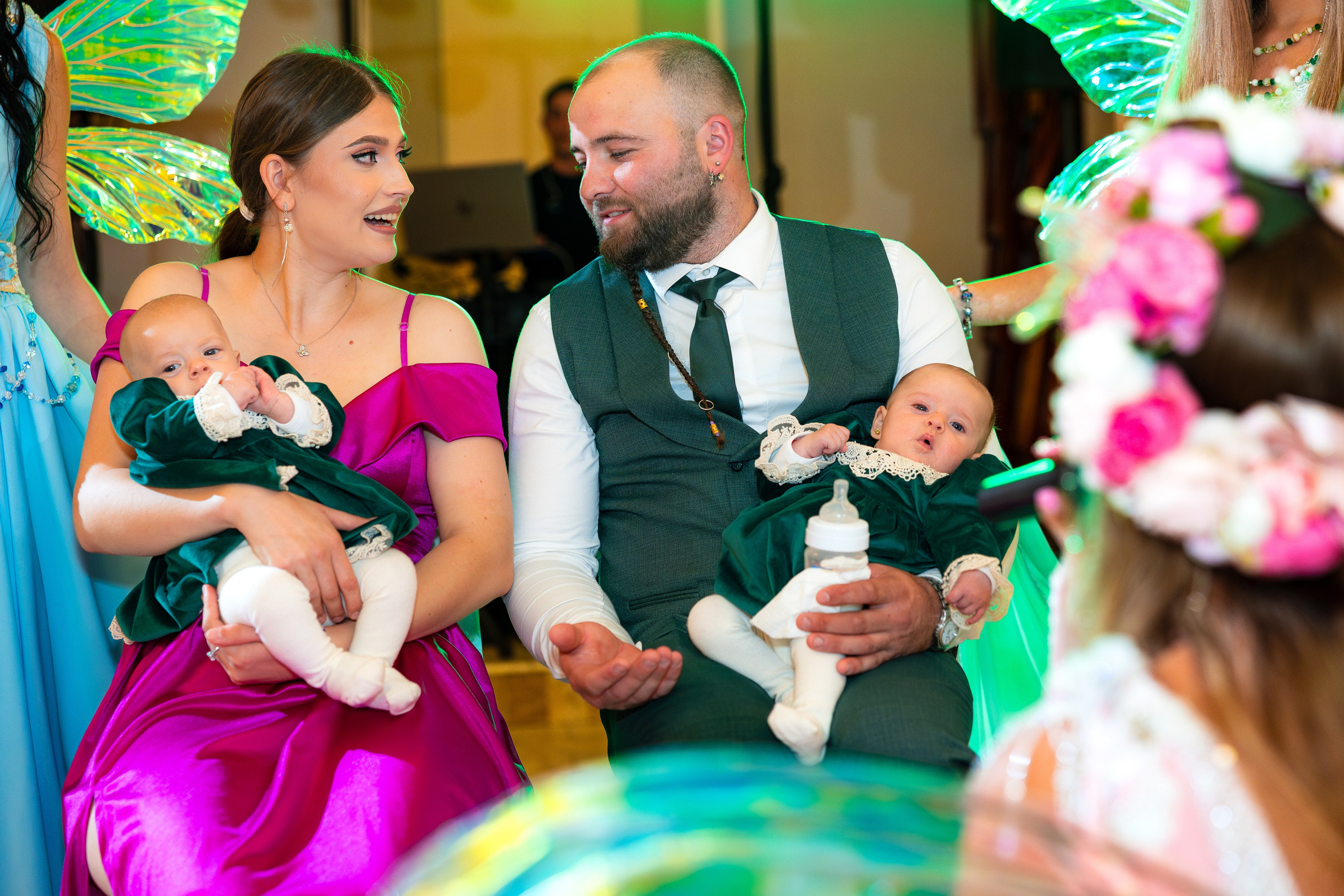 Botez Natalia si Carolina. Ionut Brehuescu — Fotograf