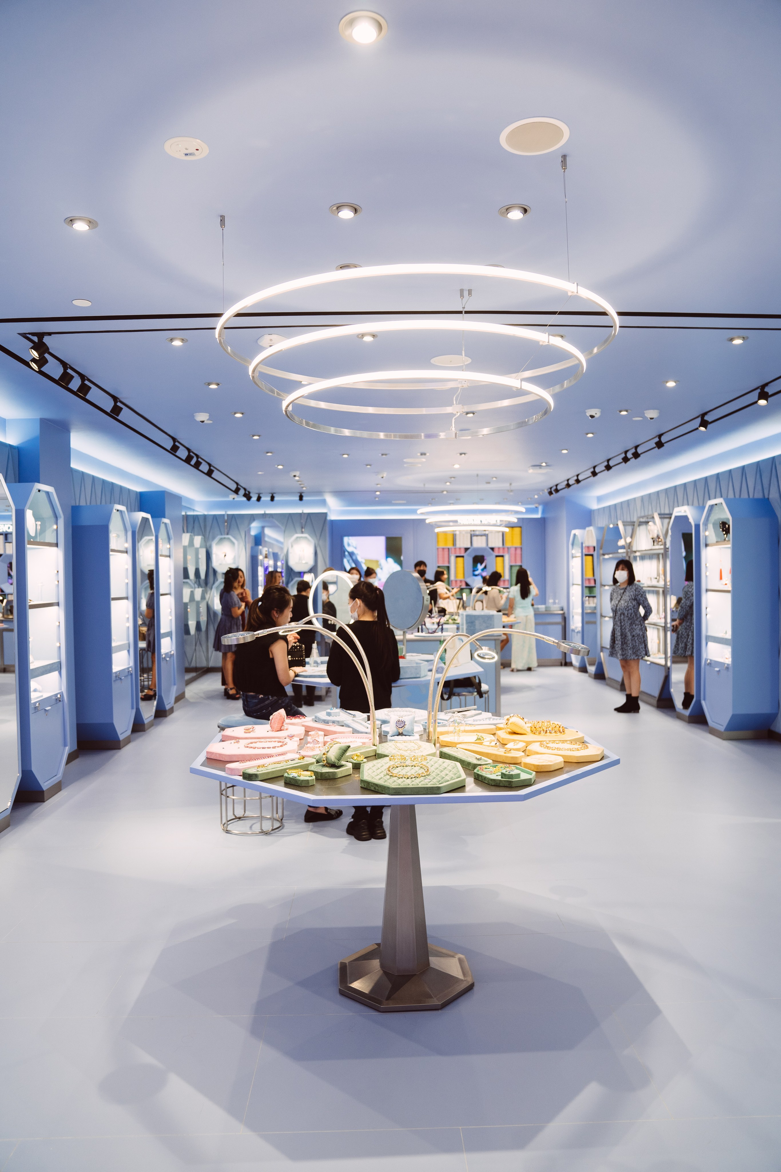 Swarovski event. Dasha in Singapore