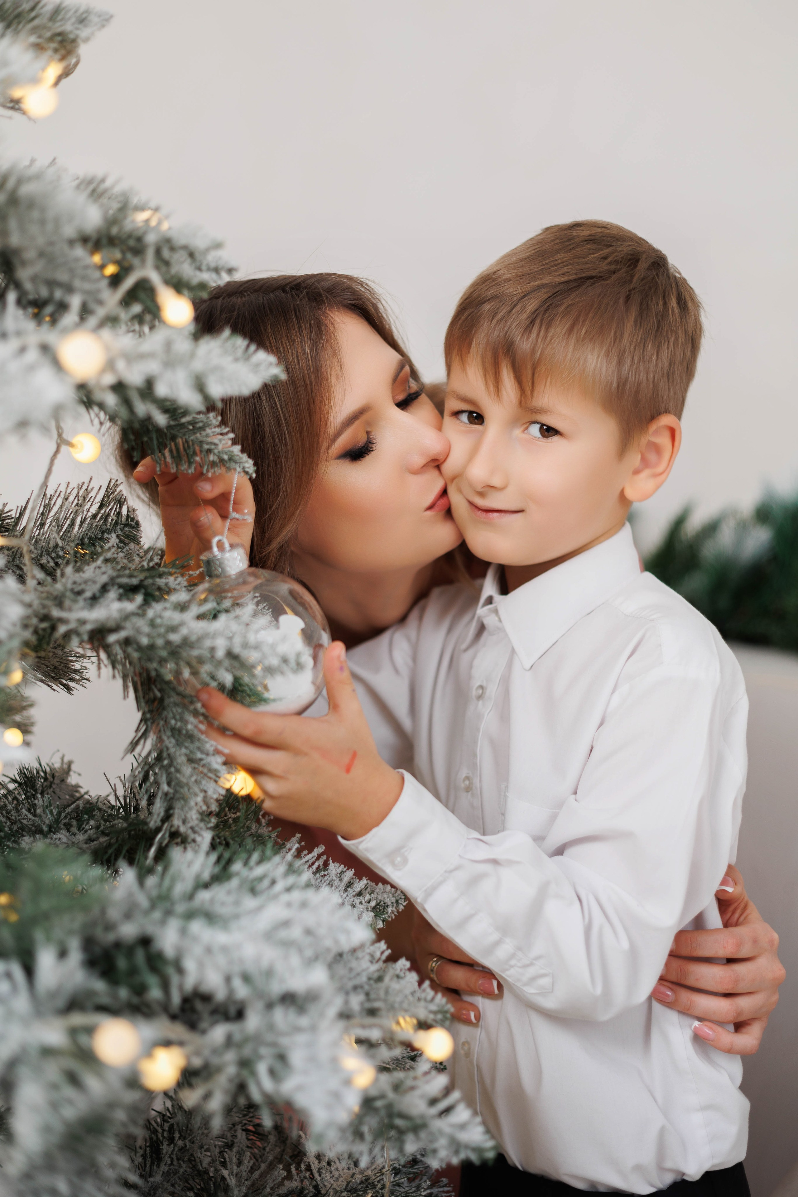 Новогодняя съёмка в студии. Семейный и детский фотограф в Вильнюсе Светлана Наумова