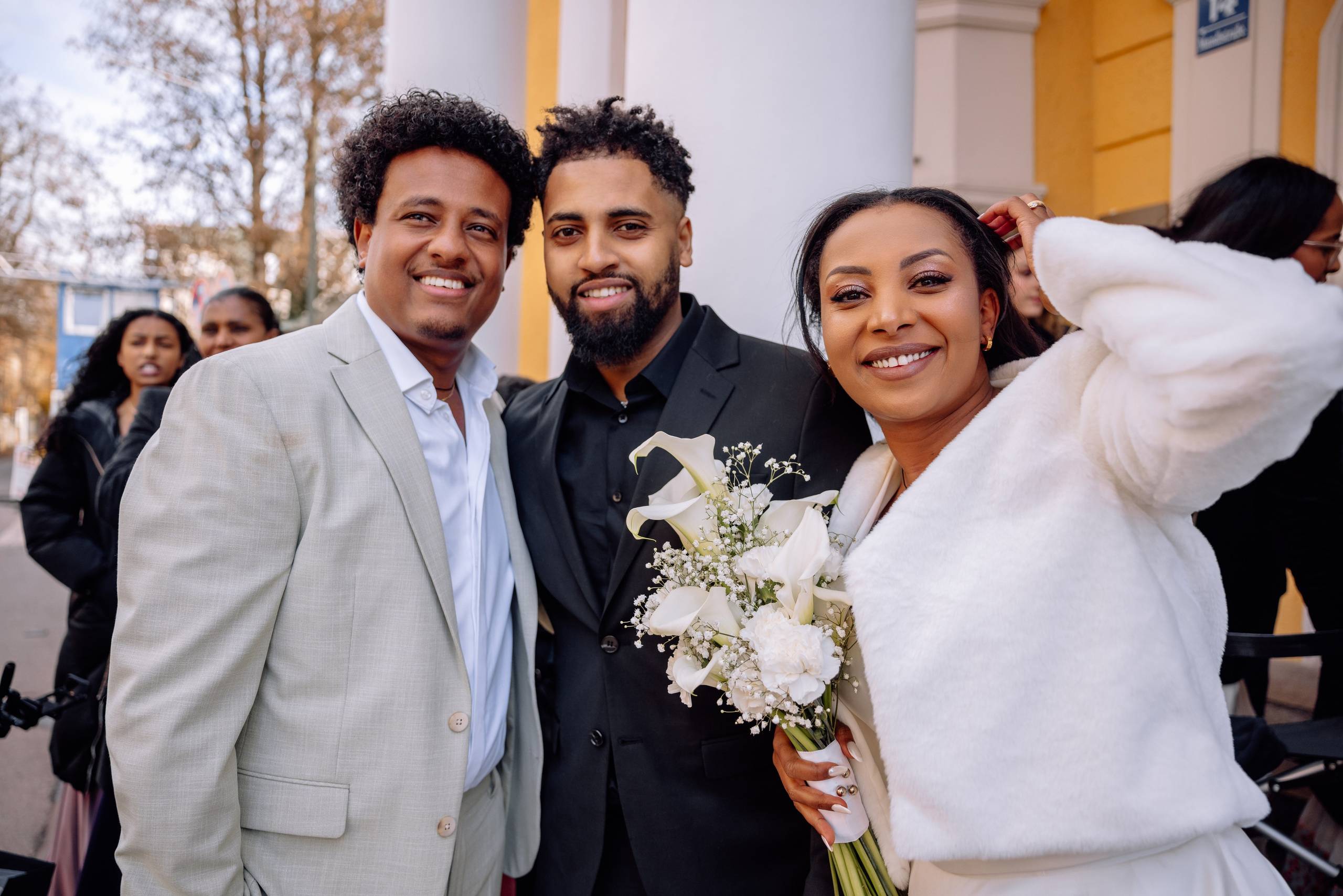 Äthiopische Hochzeit in der Mandlstrasse/Frühling 2025. Hochzeitsfotograf München Taufe Familienfotograf Tanja Mauke