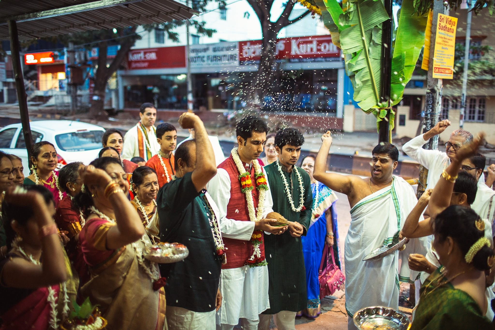 Traditional Kannada Brahmin Temple wedding, JP nagar, Bangalore