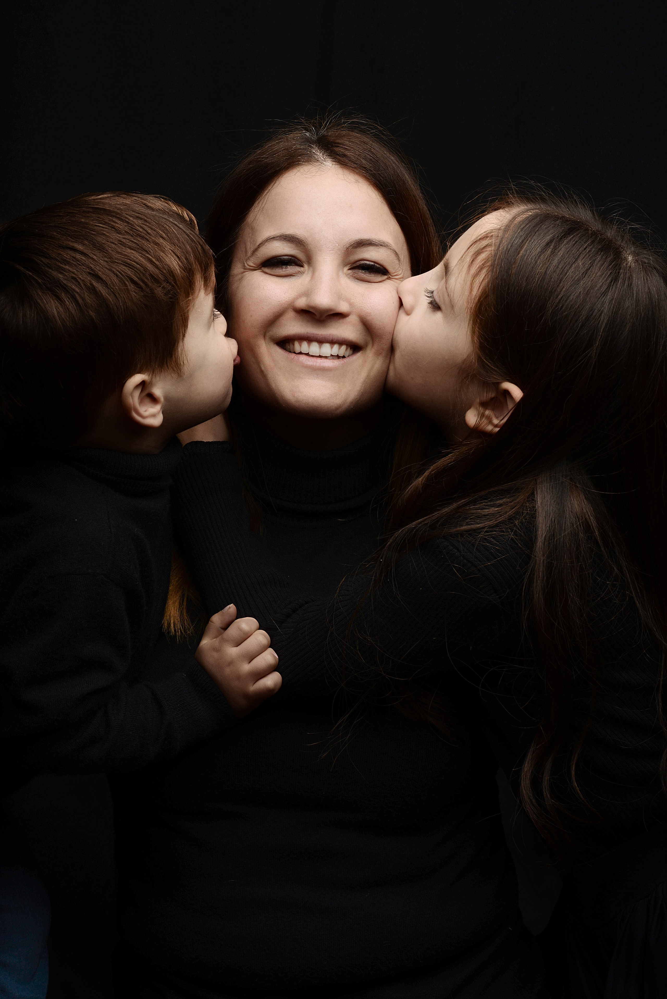 Portrait mother and daughter