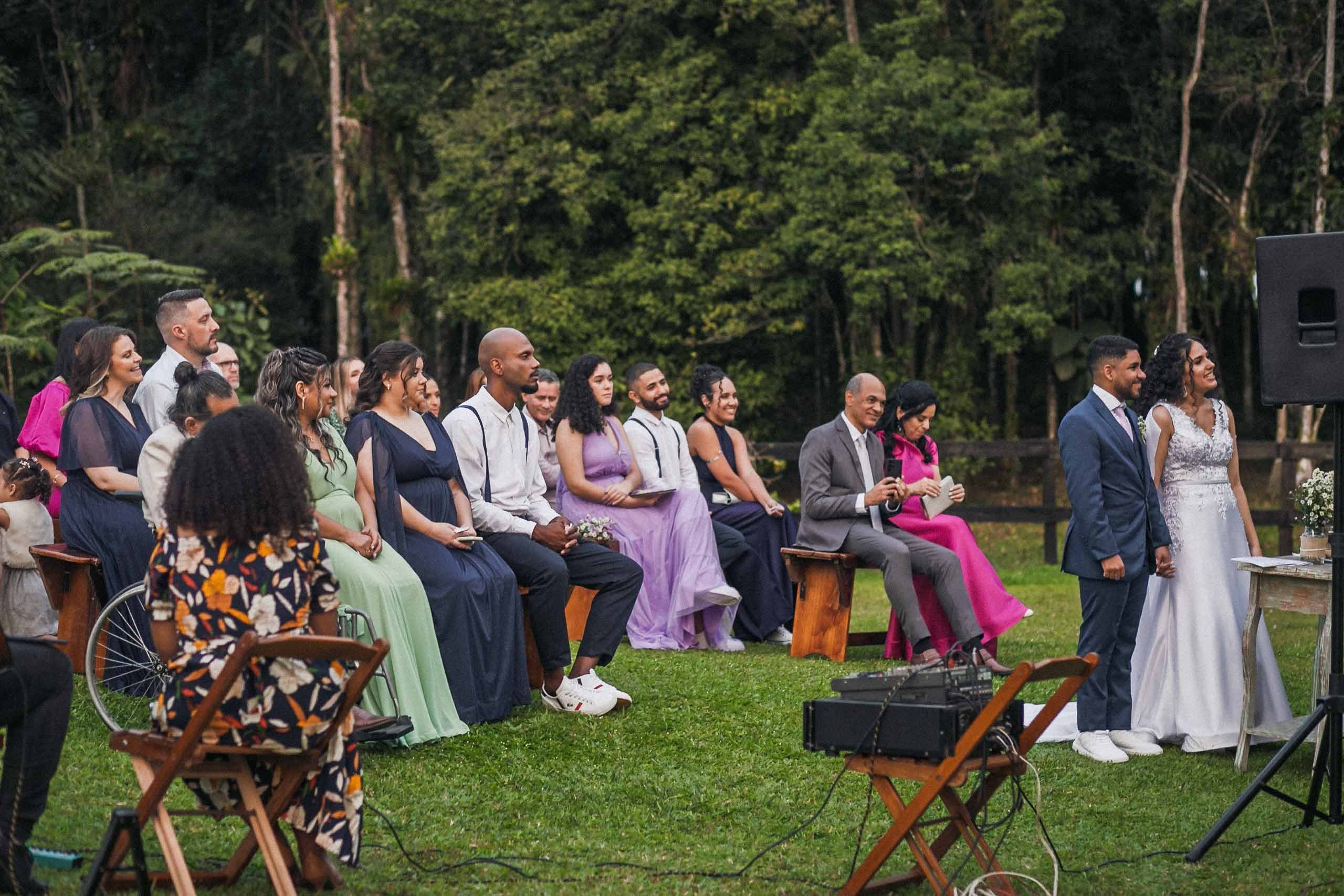 Casamento ao ar livre em Joinville. Marcus Monteiro Fotografia
