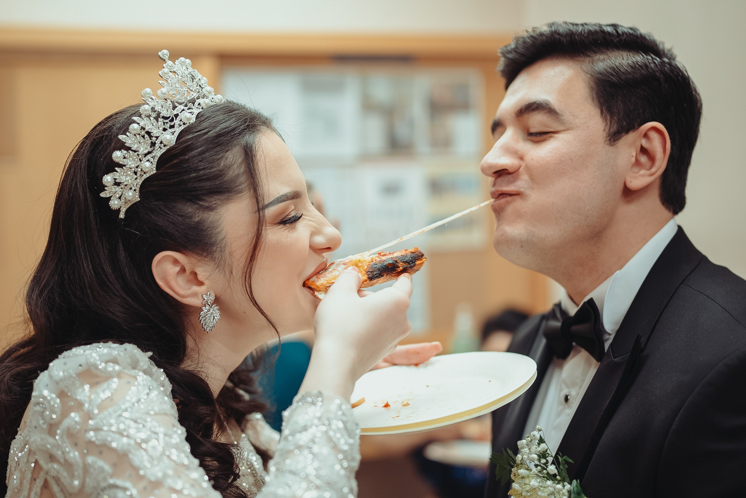 Brooklyn couple’s wedding talk. Portrait and wedding photographer in New York