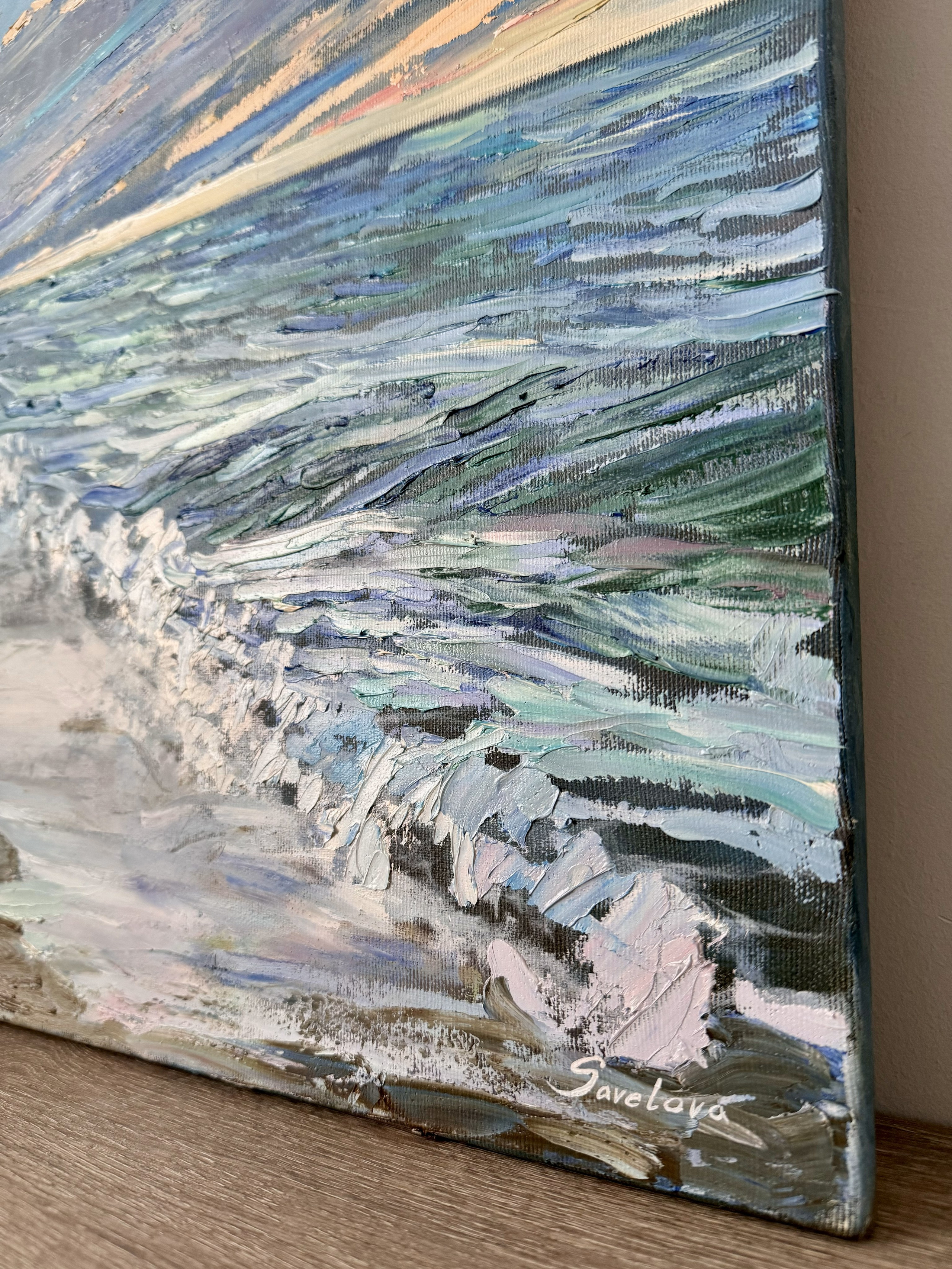 «Sea coast N.2». Художник живописец Савелова Ольга