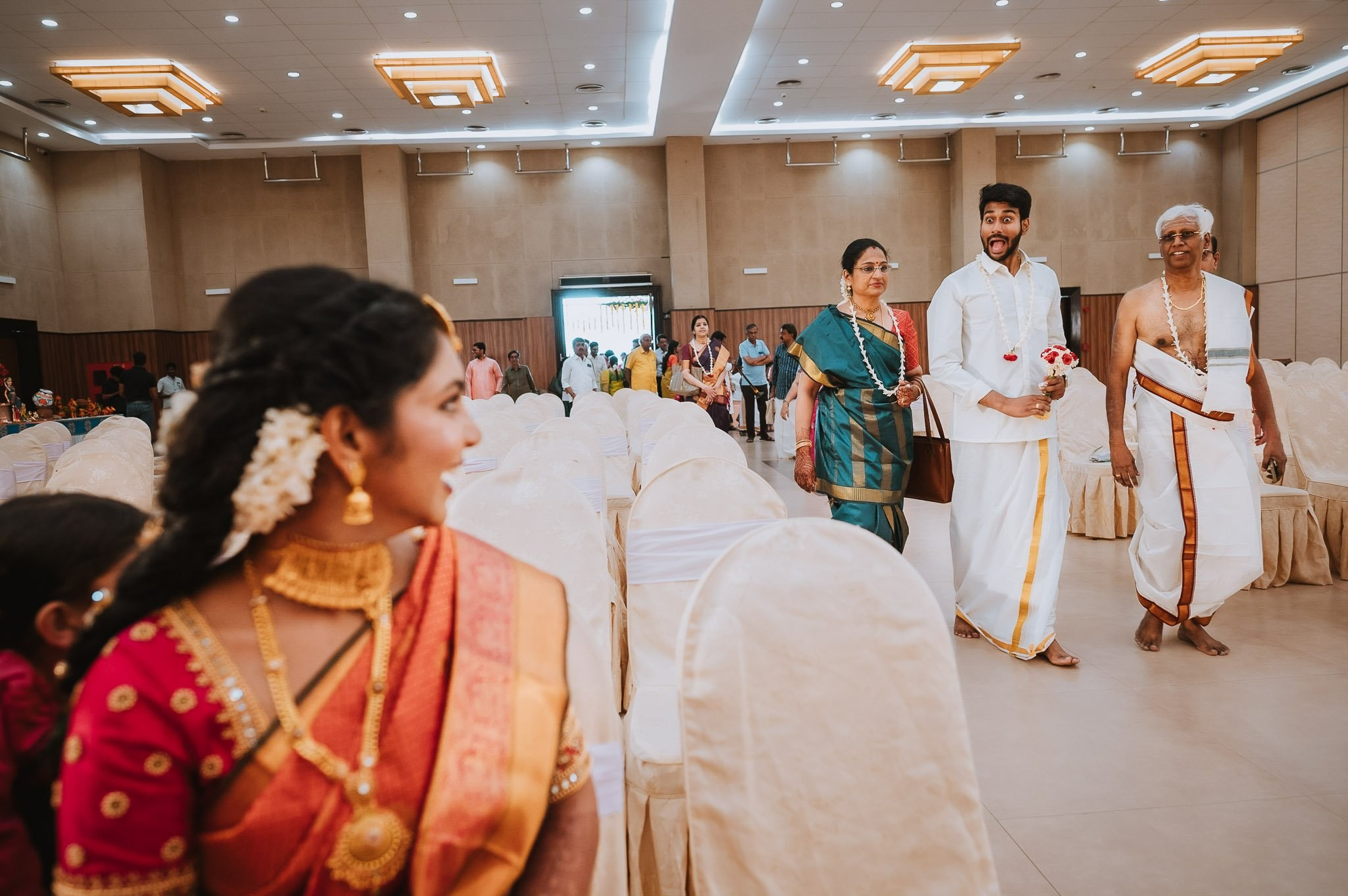 Candid TamBrahm Wedding Photography: Four Points by Sheraton Mahabalipuram