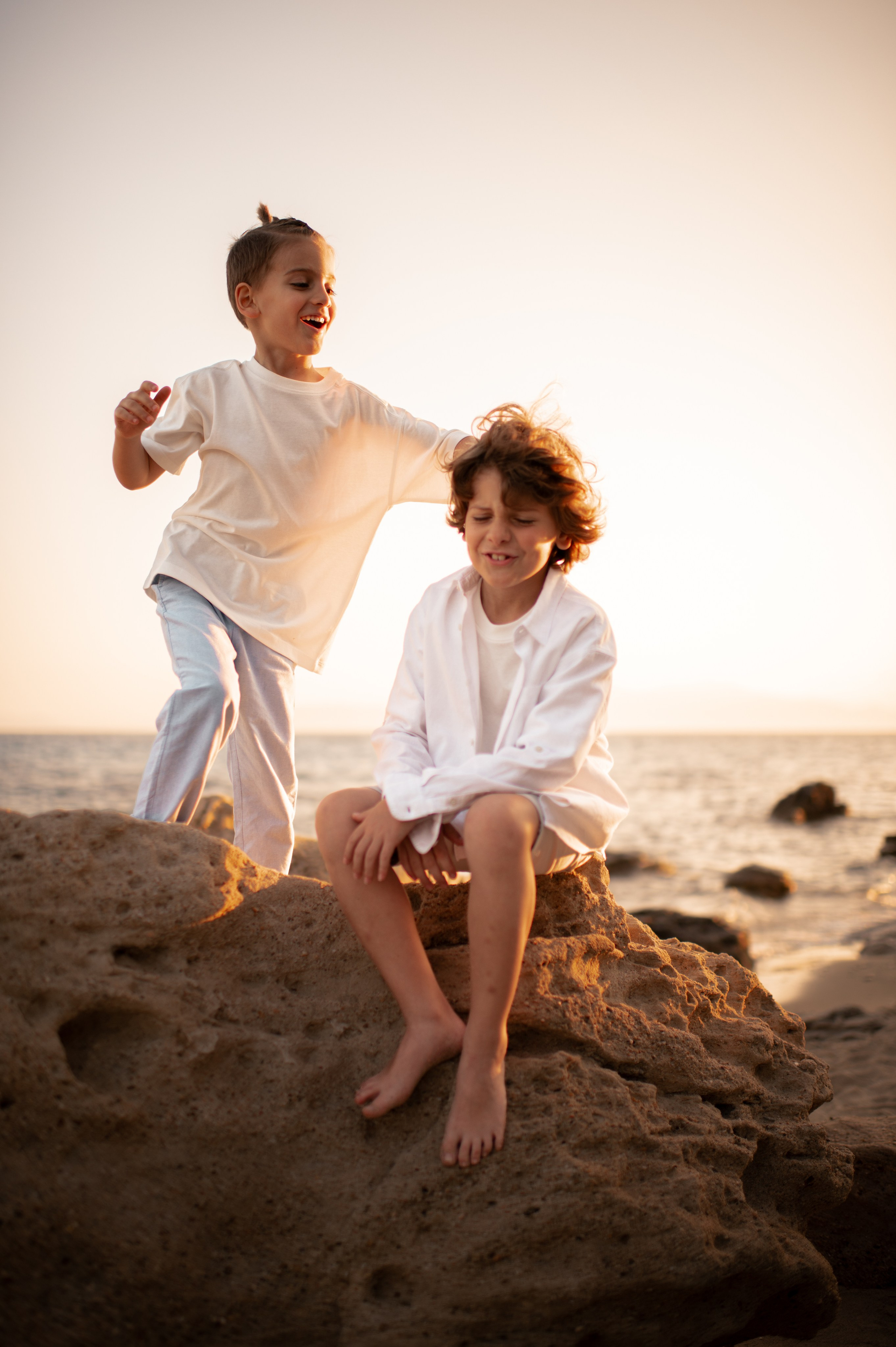 Family Sunset Beach. Семейная, детская, портретная и предметная фотосъемка в Салониках