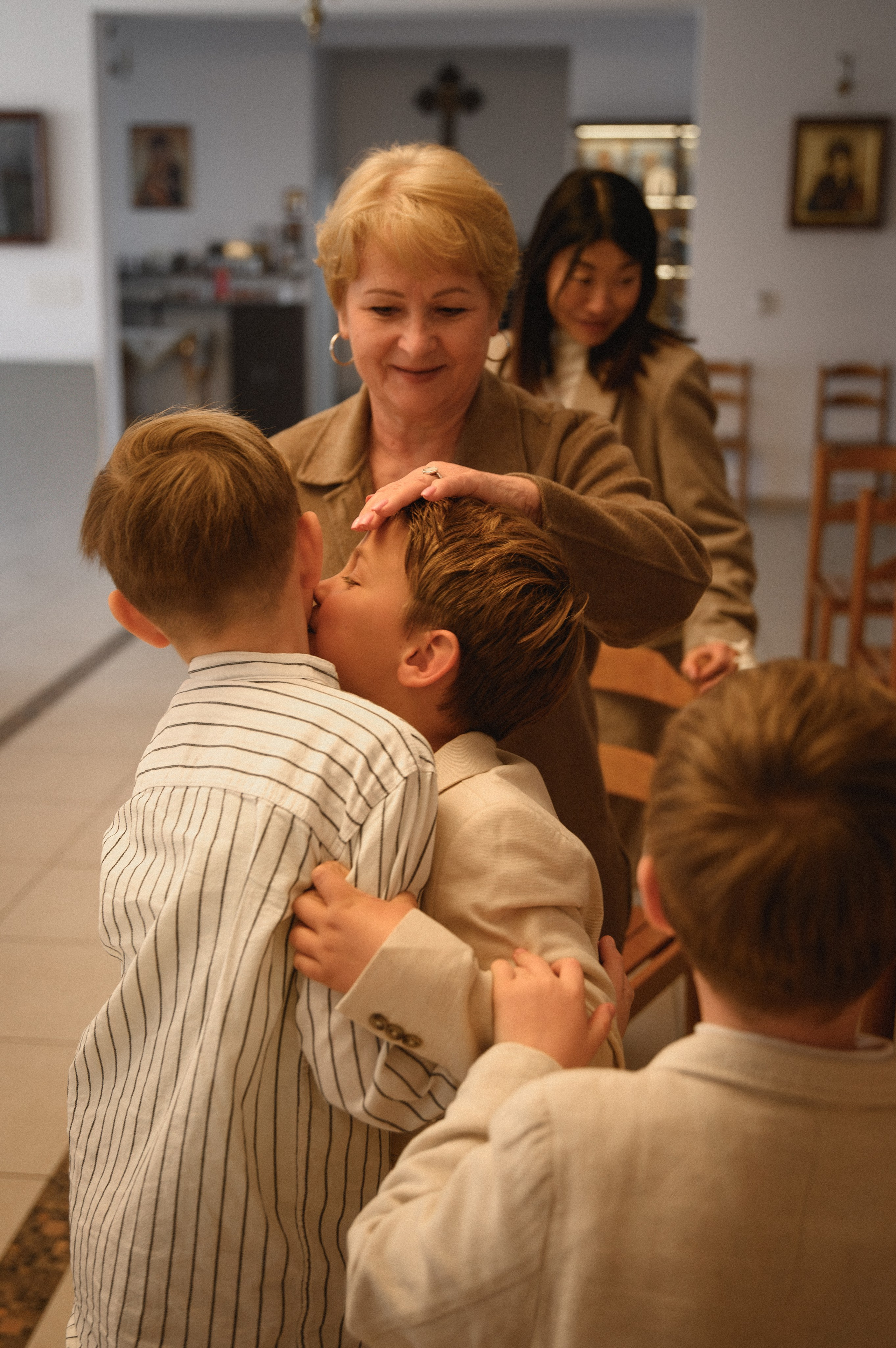 Baptism Mihail. Family, children, portrait, and event photography in Thessaloniki
