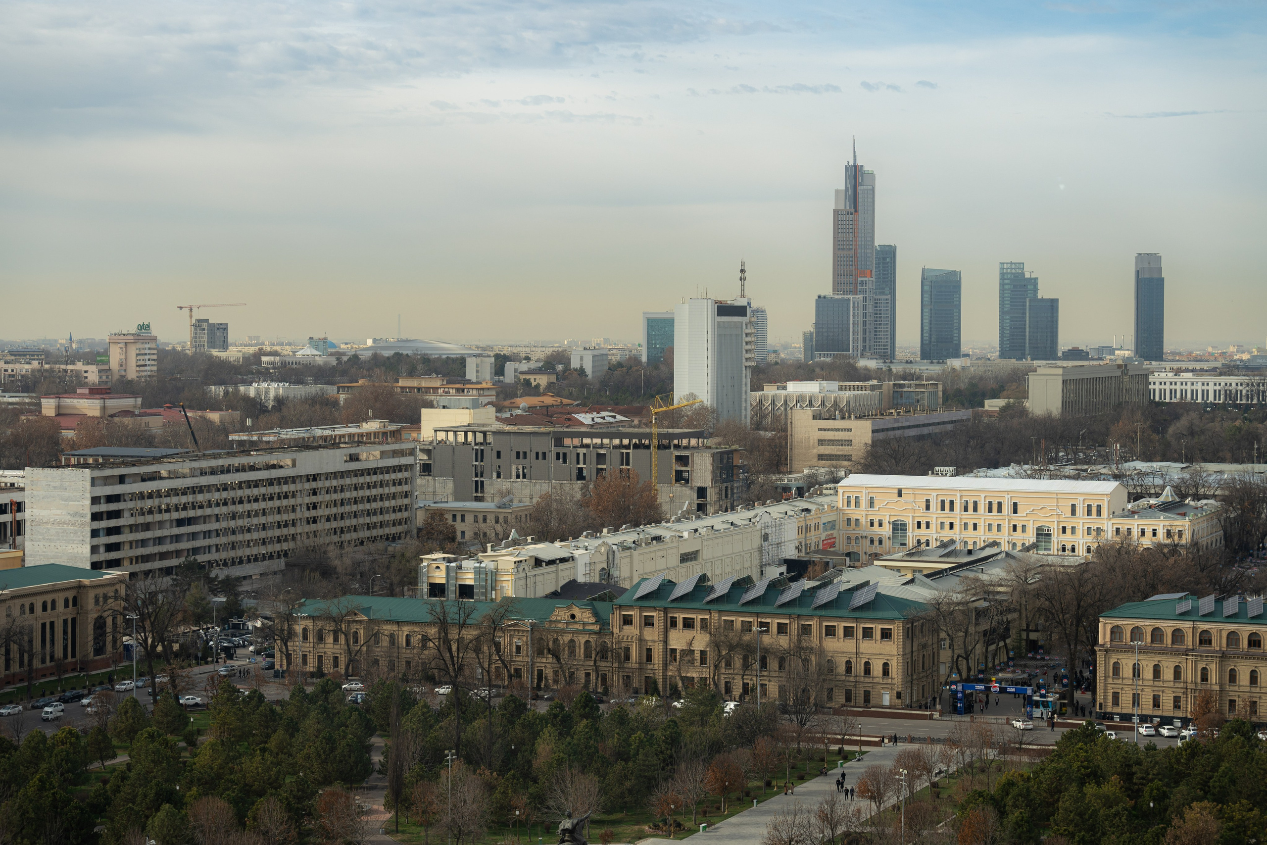 Смог в Ташкенте или Взгляд на город с высоты птичьего полета. Георгий Намазов | Фотограф в Ташкенте
