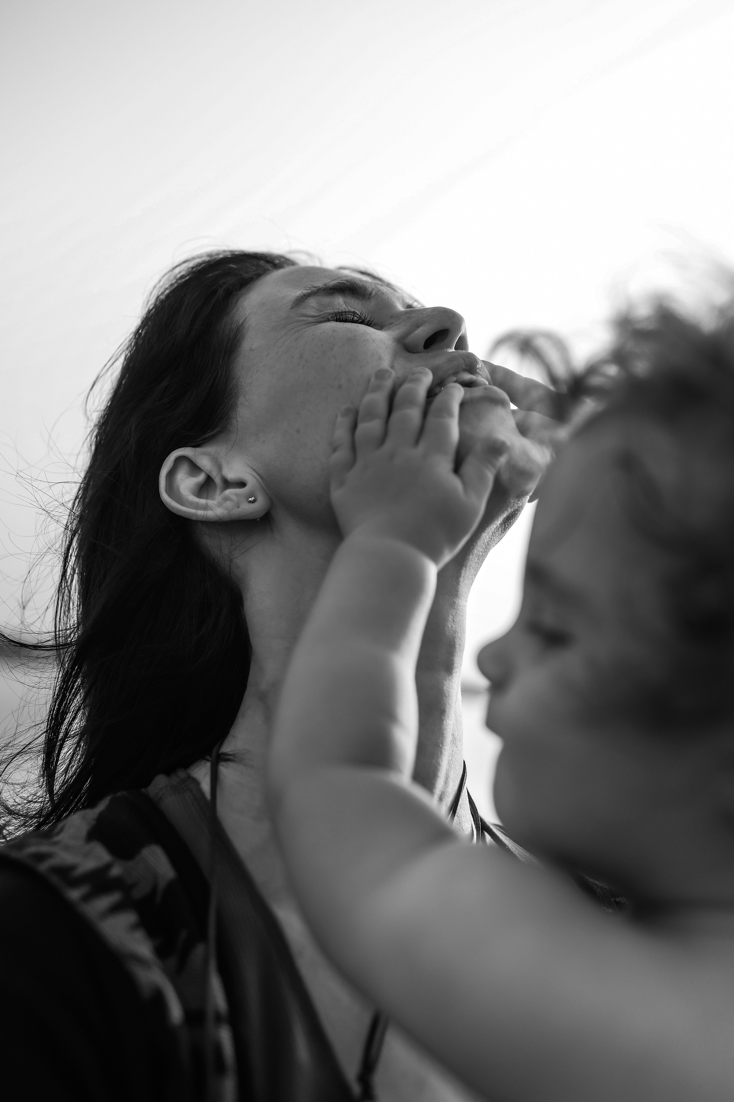 Little curls in Atlit. Family photographer in Israel
