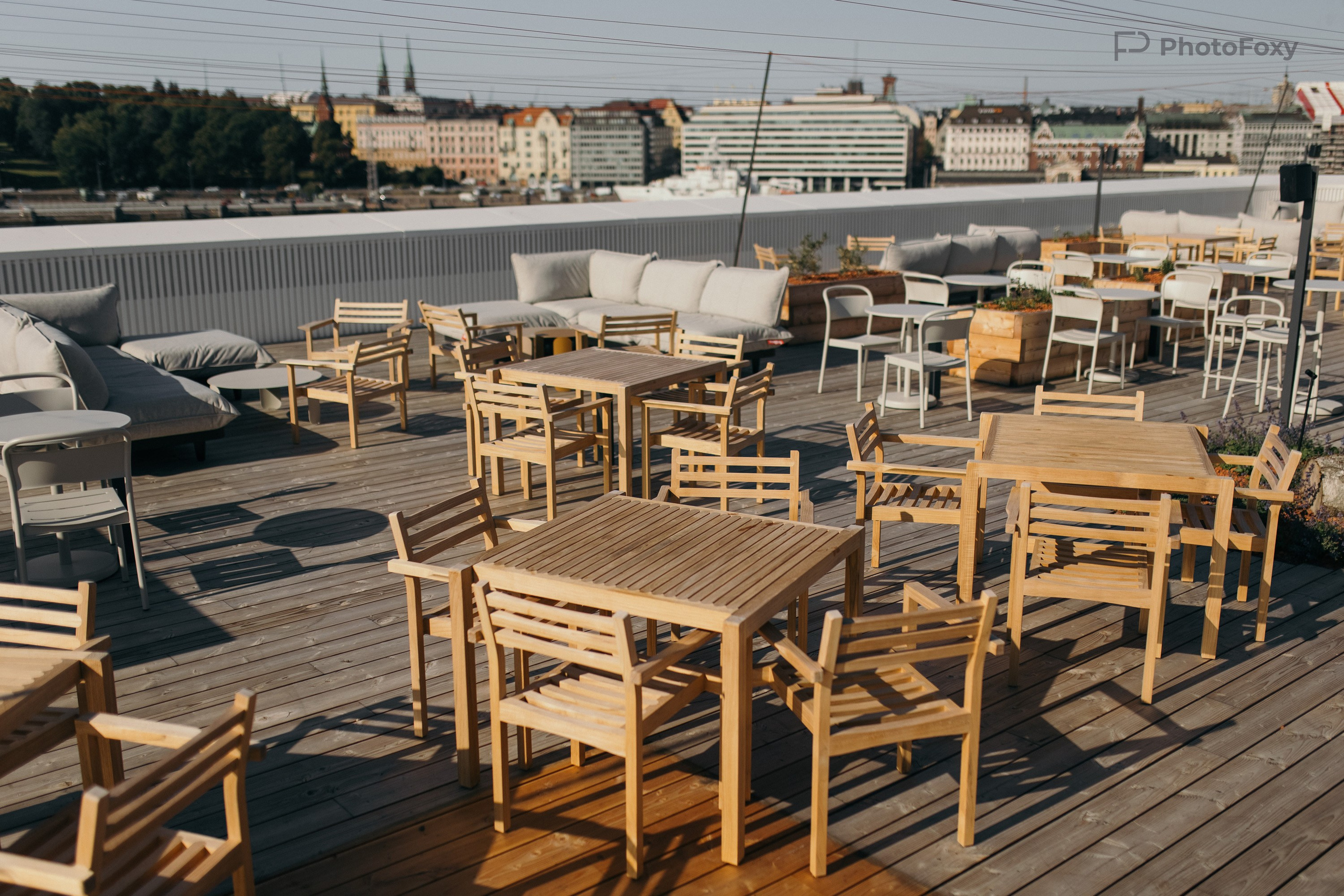 Hotelli Pier 4:n kattoterassi, Sokos. Valokuvaaja Lahti, Helsinki Elena Salonen