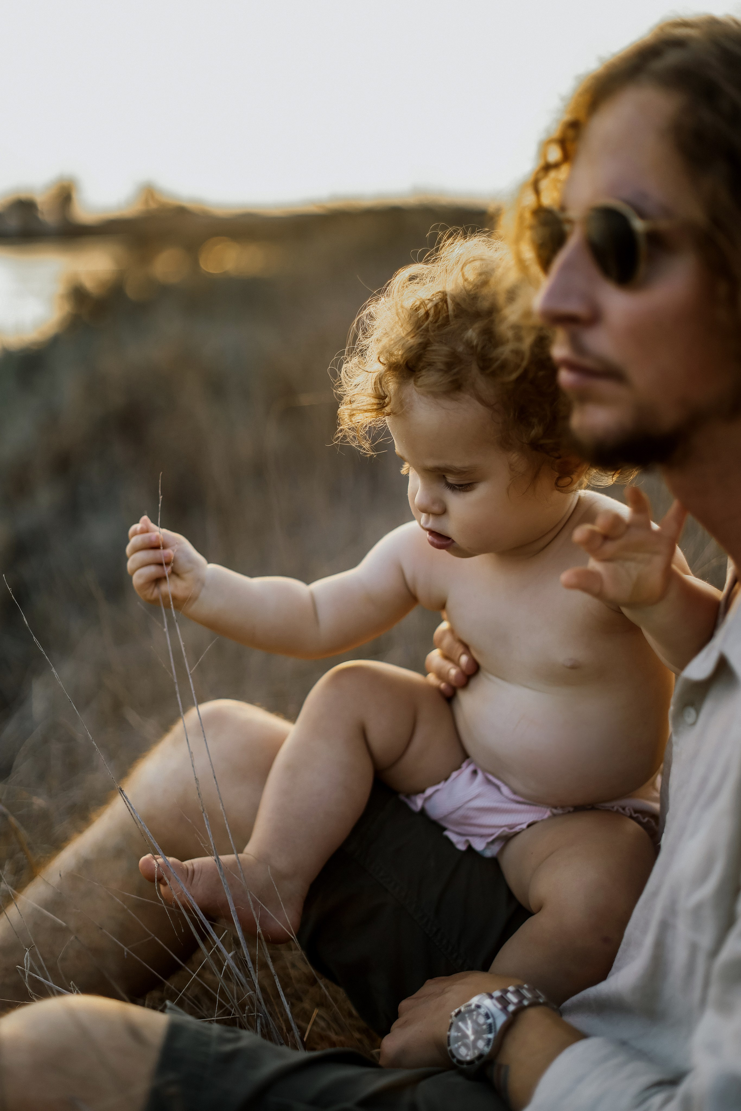 Little curls in Atlit. Family photographer in Israel