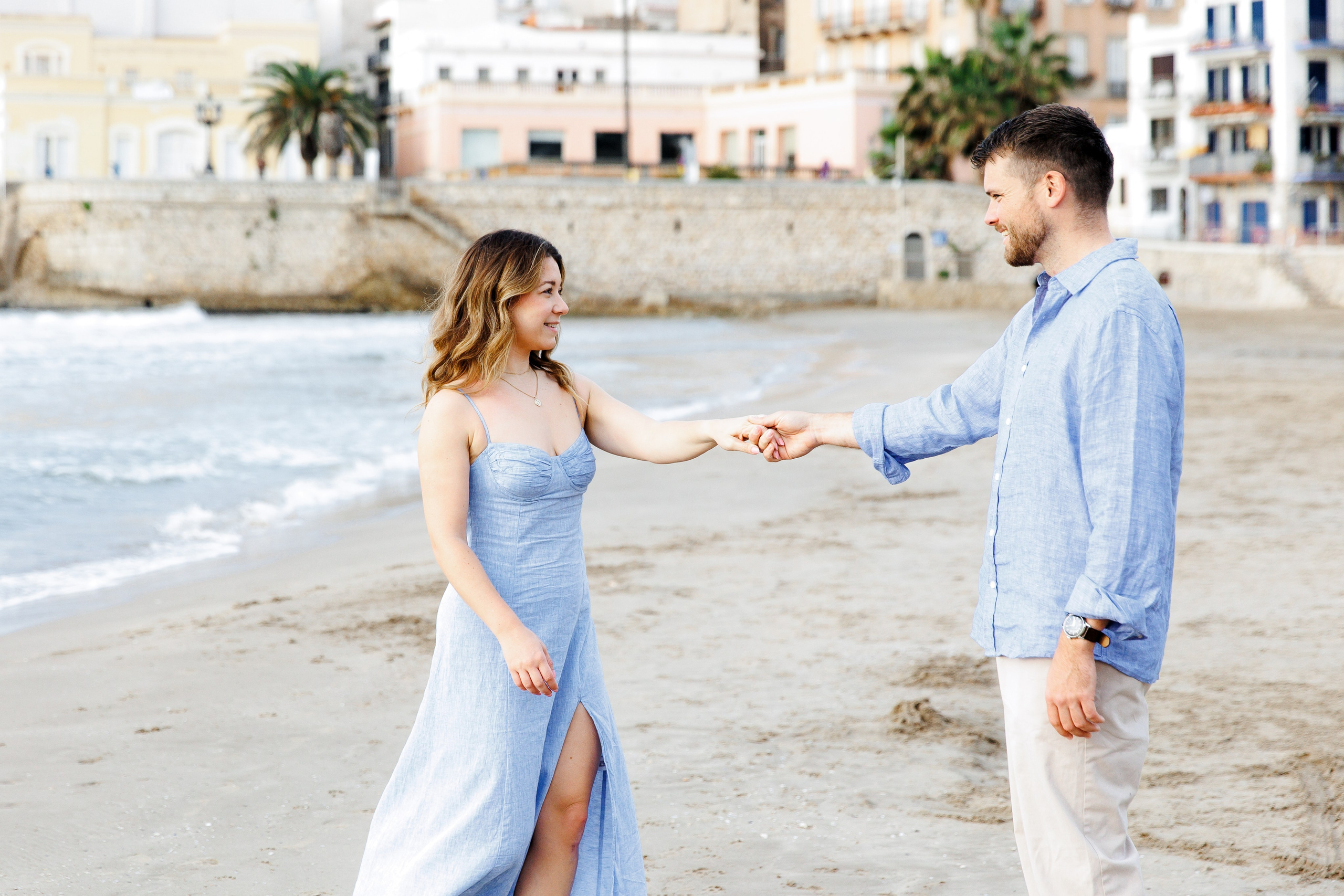 Engagement Shooting for Michael and Laura. Wedding Photographer in Barcelona Lana Alekhina