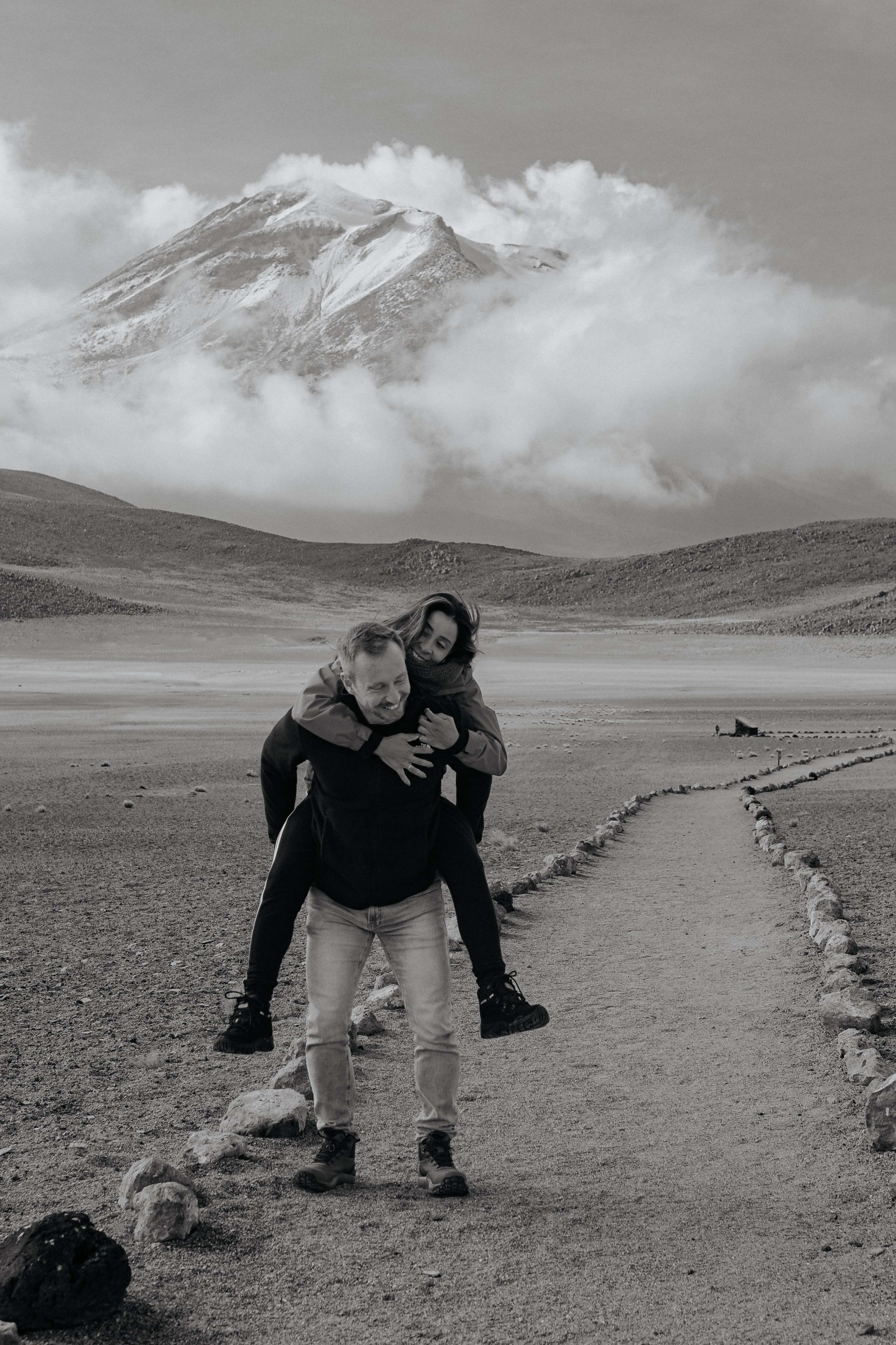 Fotógrafo no Atacama