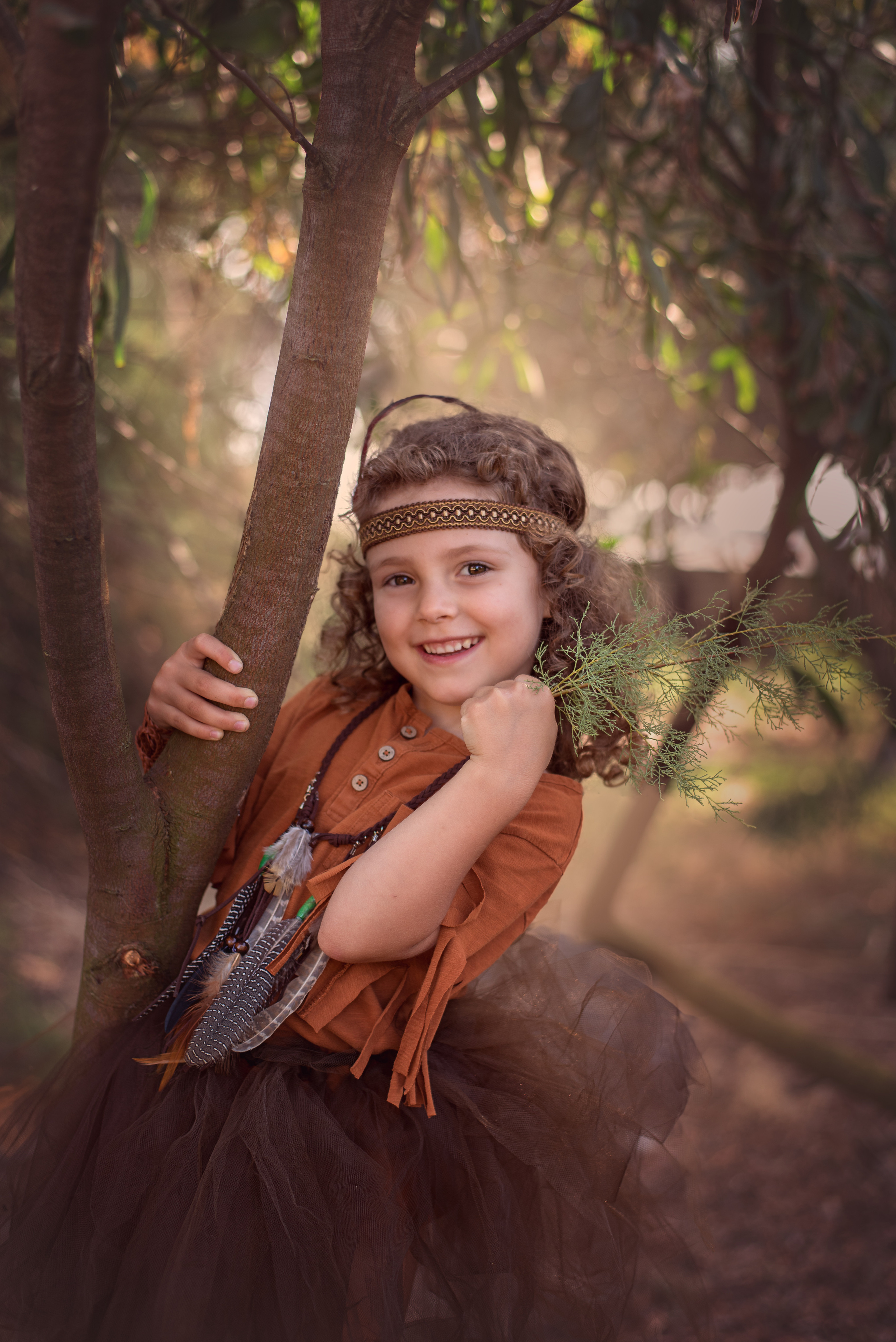 девочка индеец