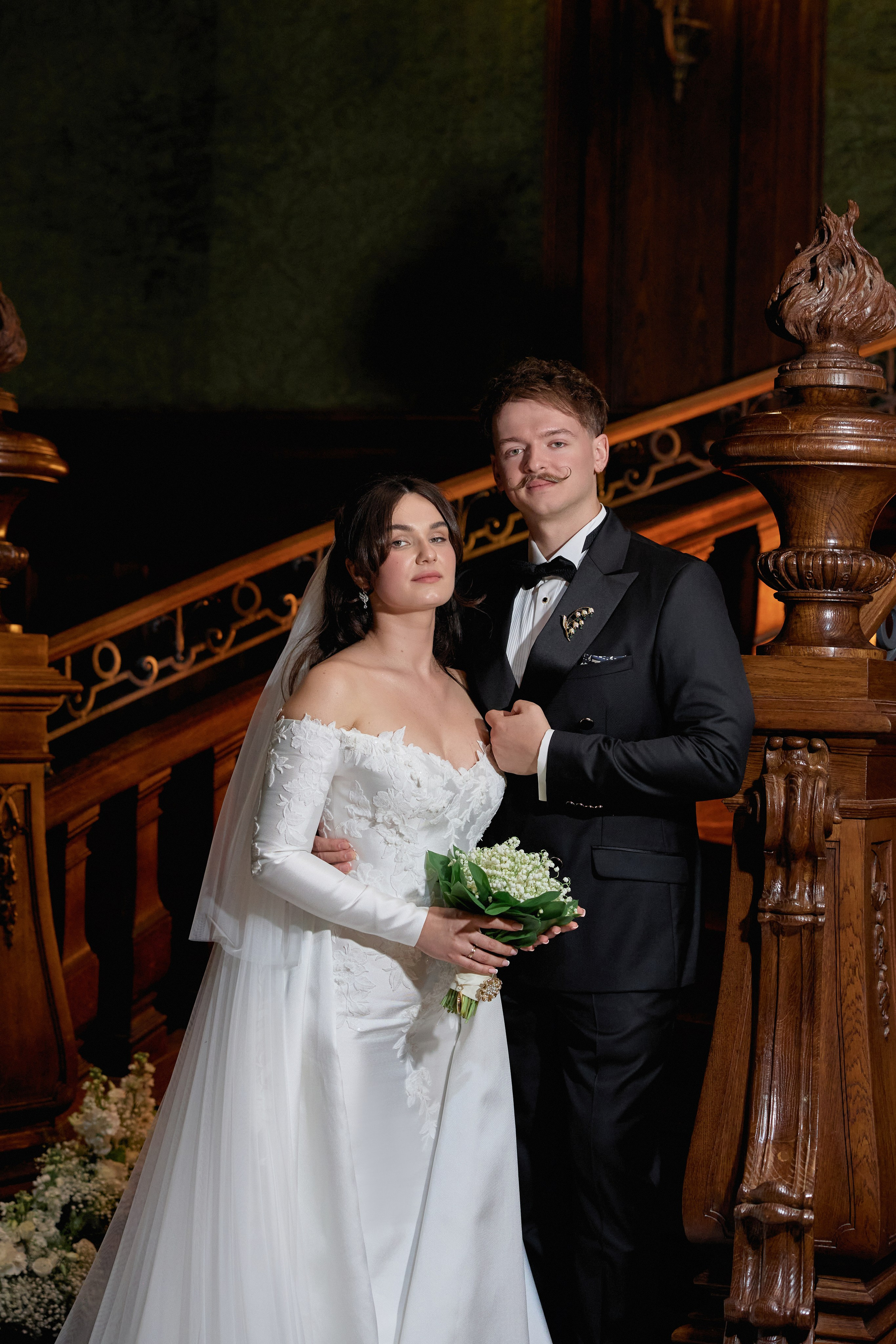 Wiktoria & Kacper. Pałac Goetz. Fotograf ślubny i rodzinny w Krakowie Yana Klymova