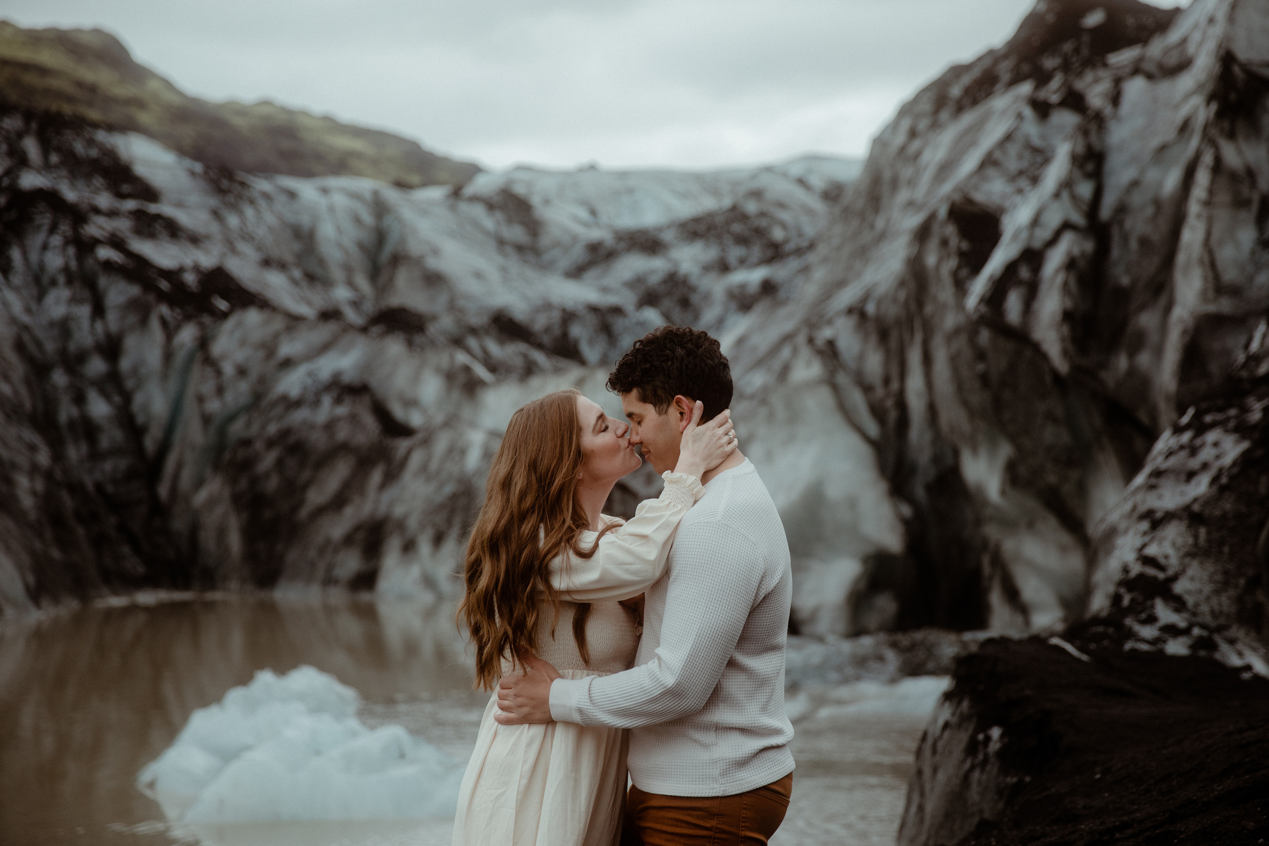 Engagement photoshoot in South Iceland. Iceland elopement photographer & videographer