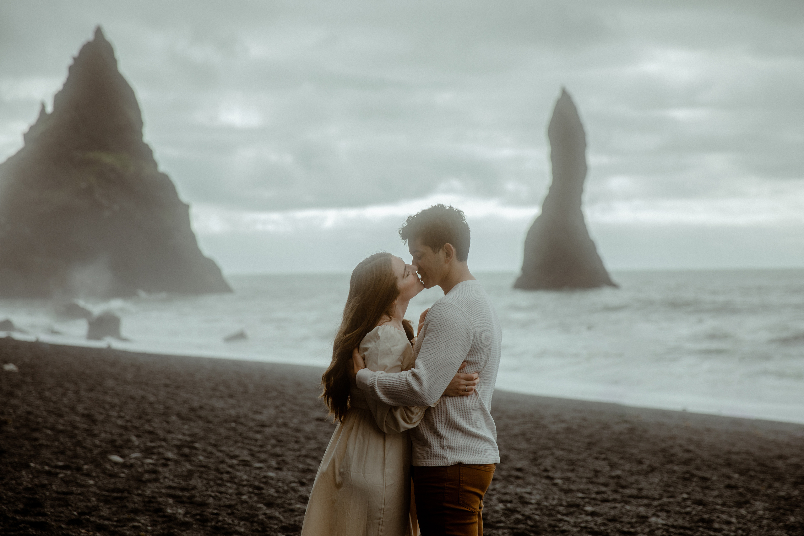 Engagement photoshoot in South Iceland. Iceland elopement photographer & videographer