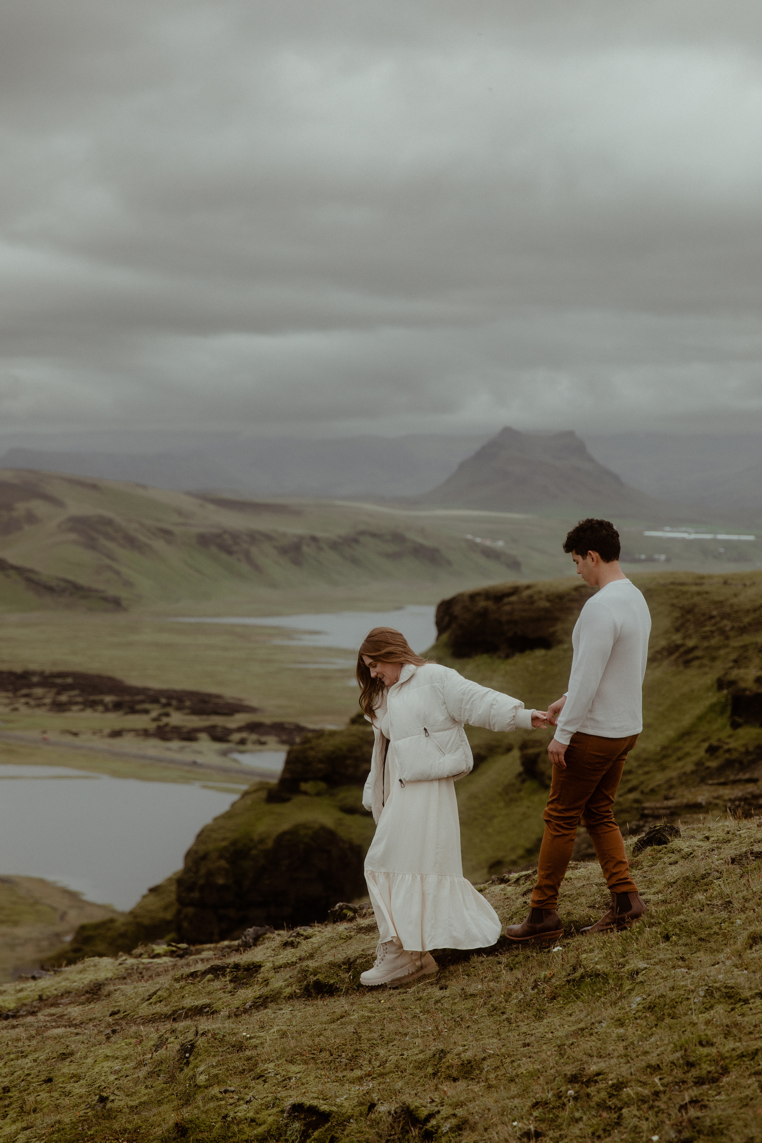 Engagement photoshoot in South Iceland. Iceland elopement photographer & videographer