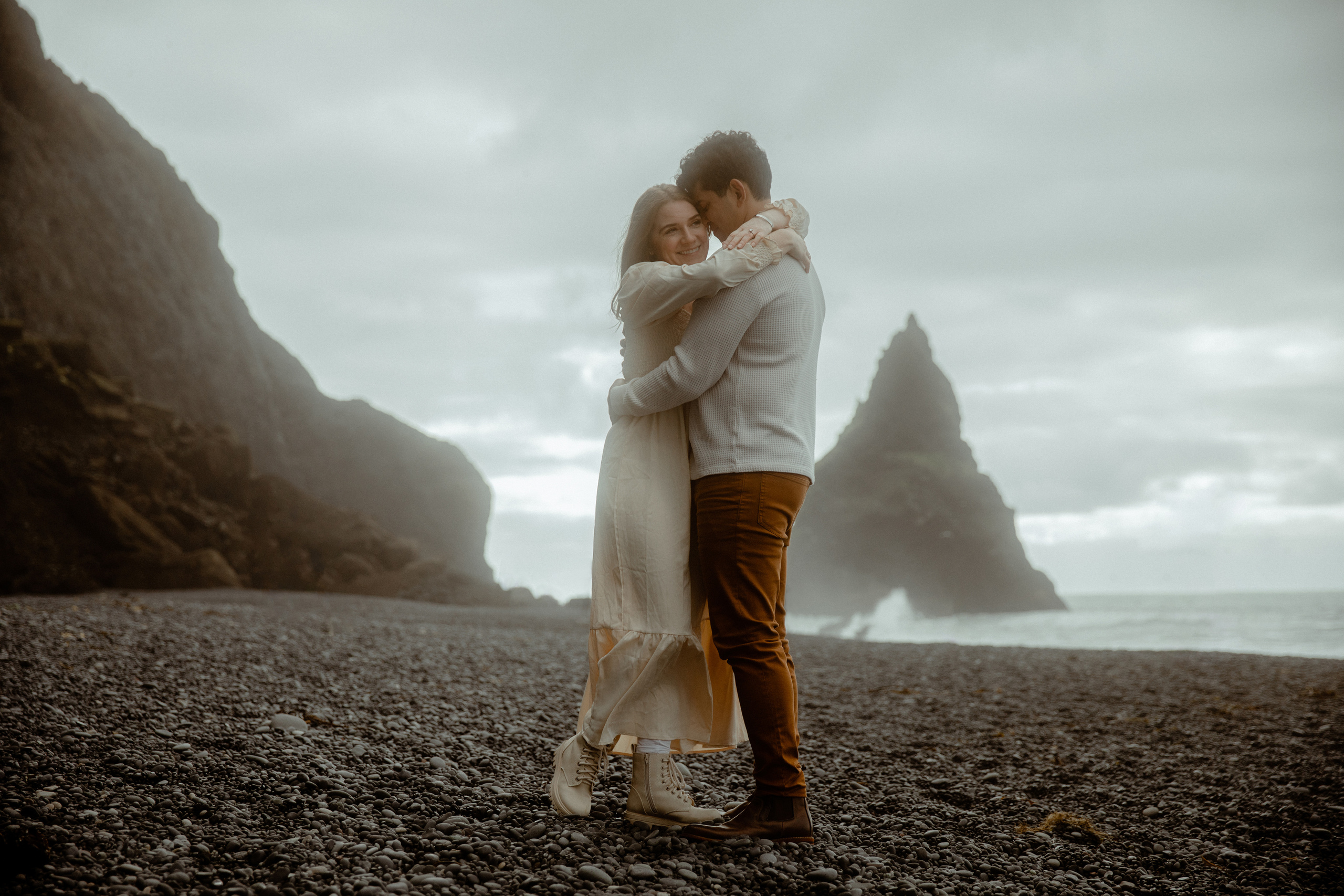 Engagement photoshoot in South Iceland. Iceland elopement photographer & videographer