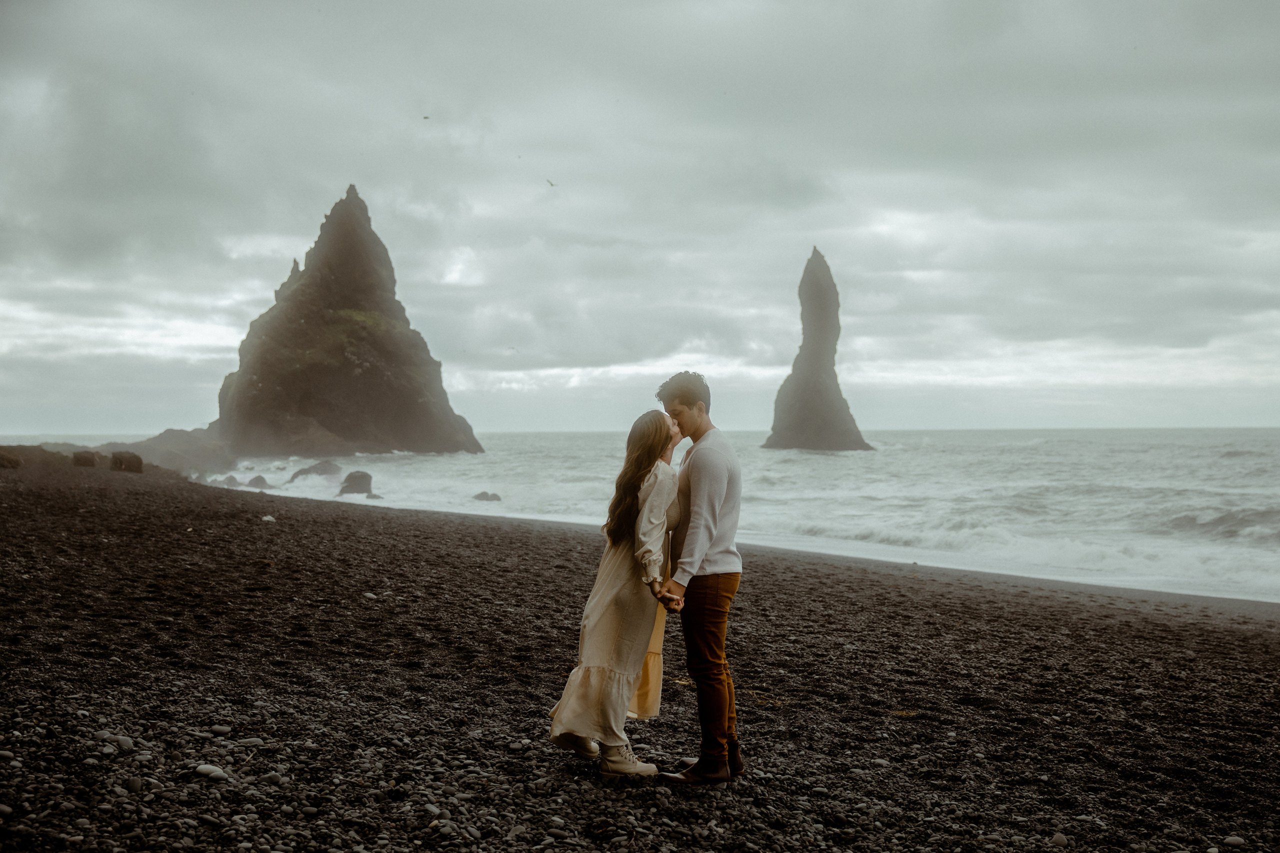 Engagement photoshoot in South Iceland. Iceland elopement photographer & videographer