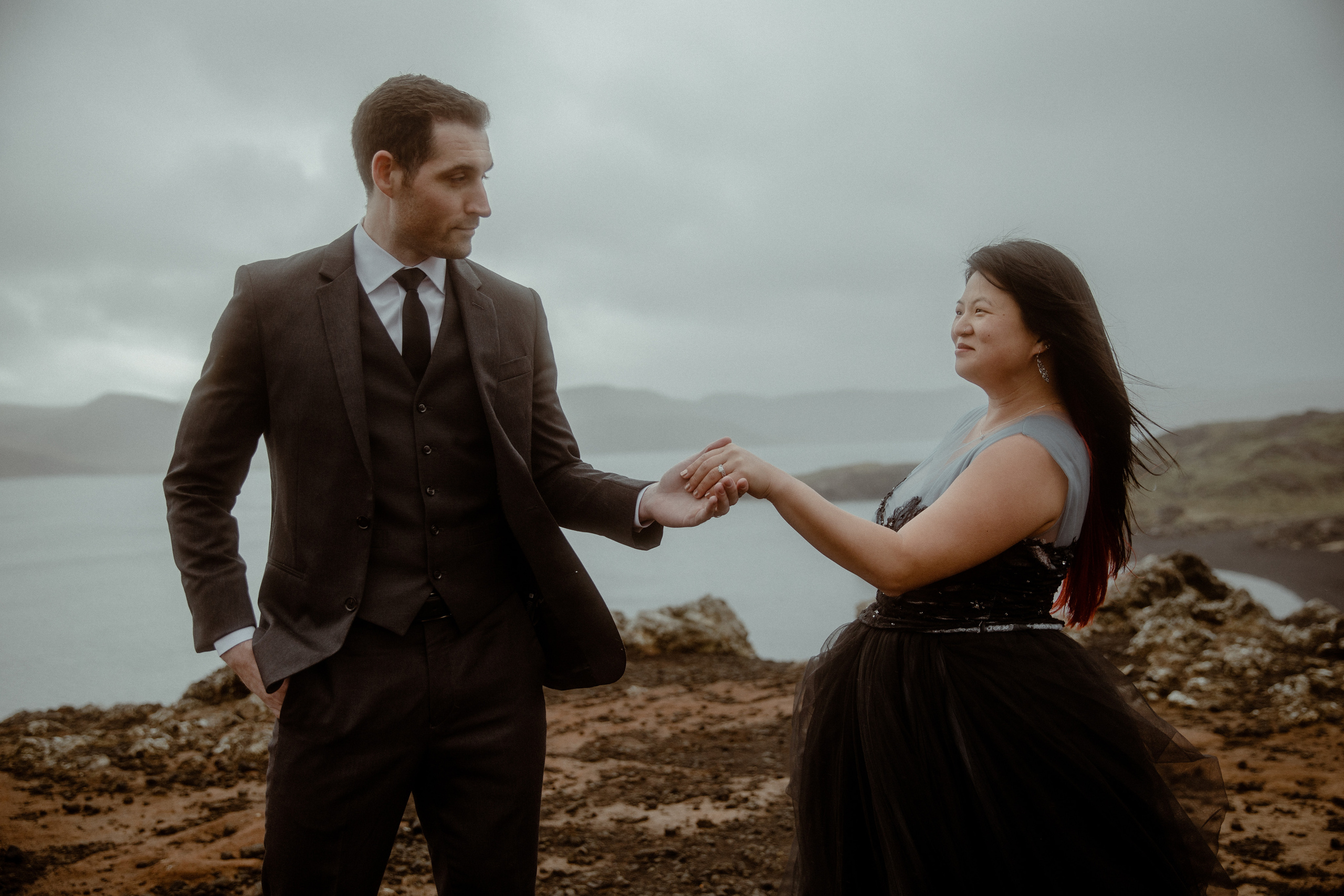 Anniversary photoshoot in Iceland. Iceland elopement photographer & videographer