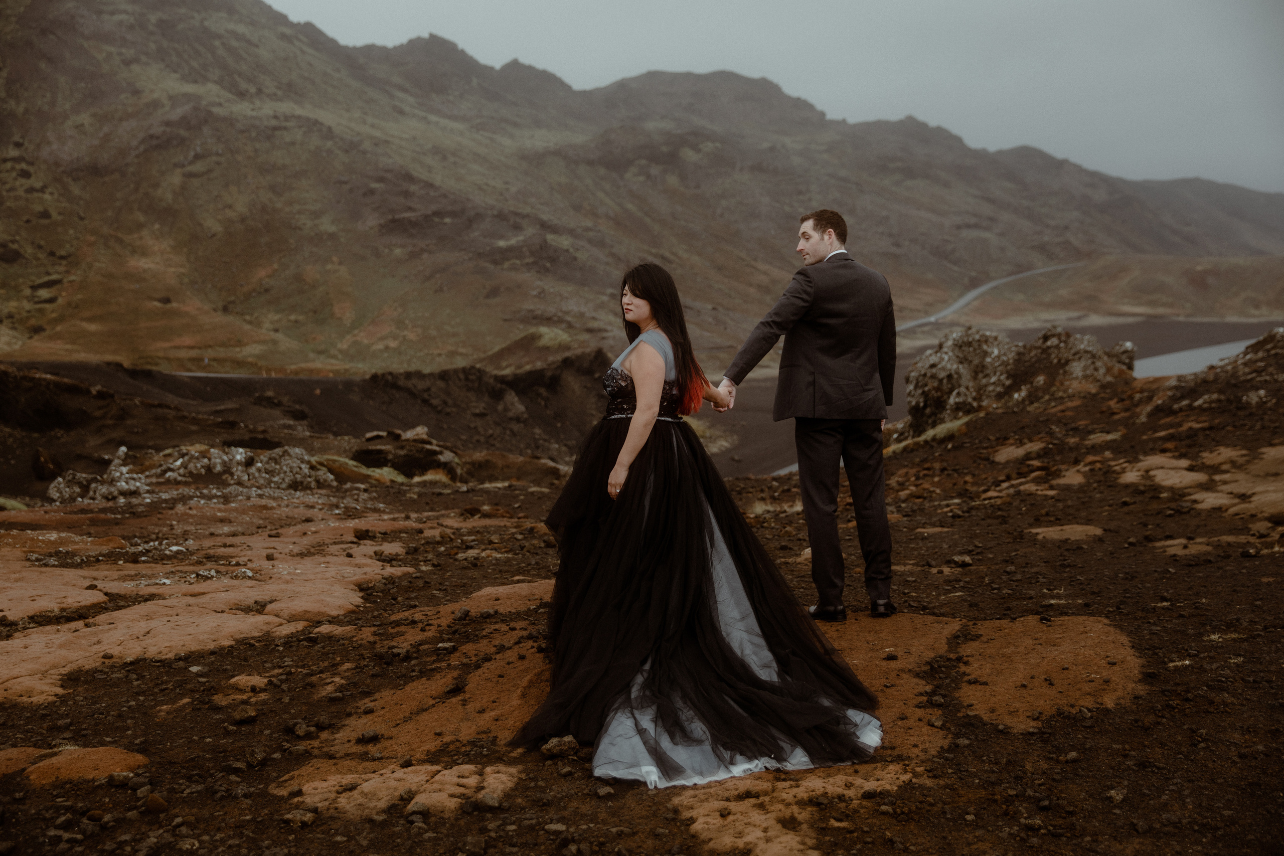 Anniversary photoshoot in Iceland. Iceland elopement photographer & videographer