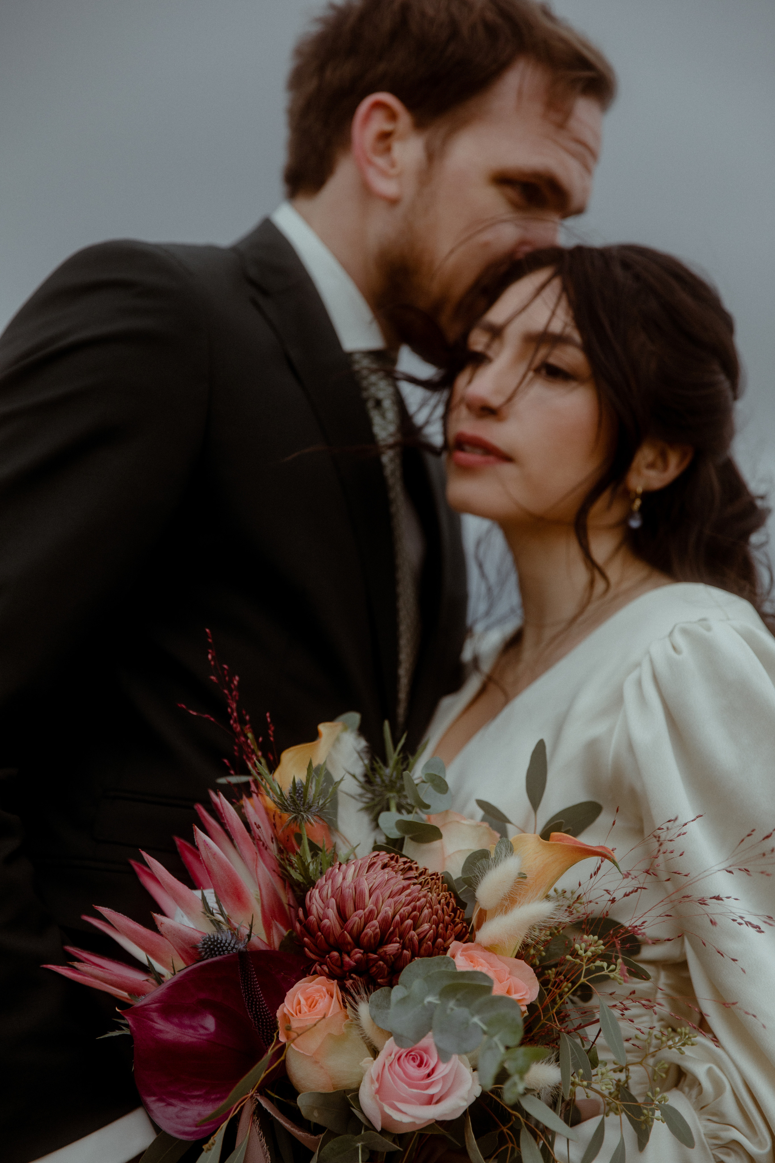 Elopement at Snaefellsnes Iceland | Wedding photos with Icelandic horses. Iceland elopement photographer & videographer