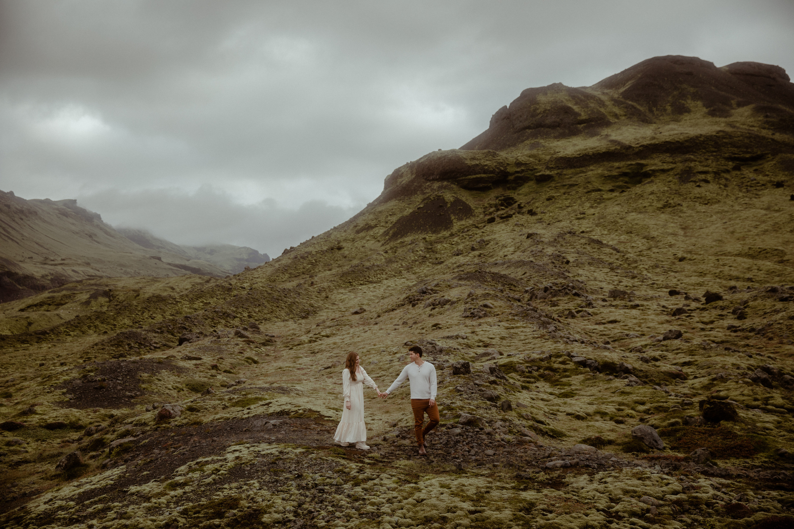 Engagement photoshoot in South Iceland. Iceland elopement photographer & videographer