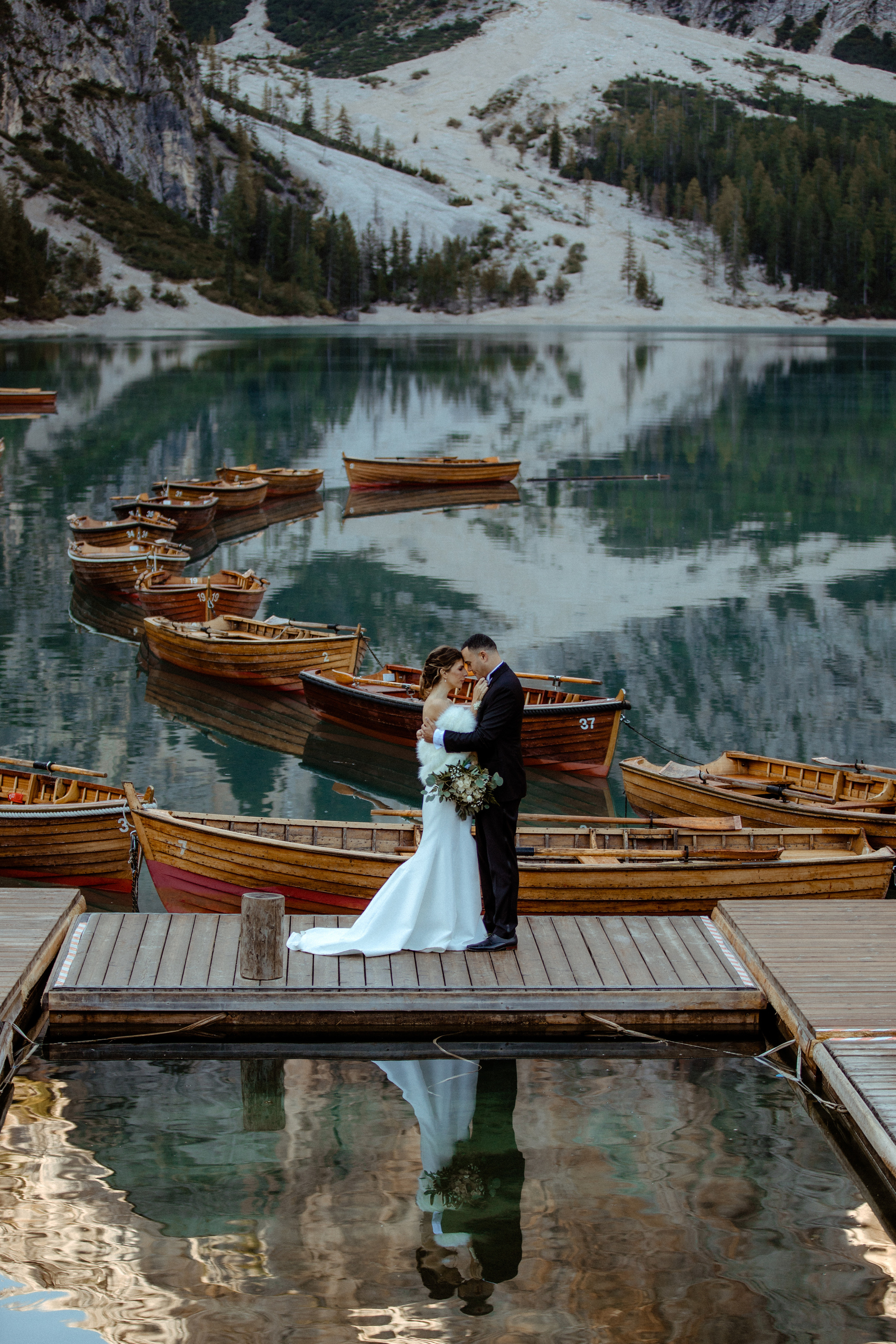 Sunrise Dolomites Elopement. Iceland elopement photographer & videographer