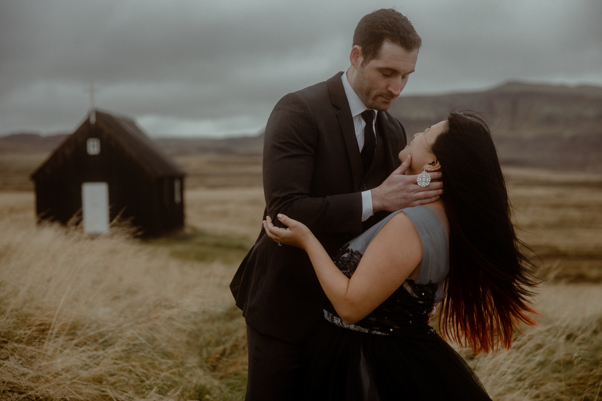 Anniversary photoshoot in Iceland. Iceland elopement photographer & videographer
