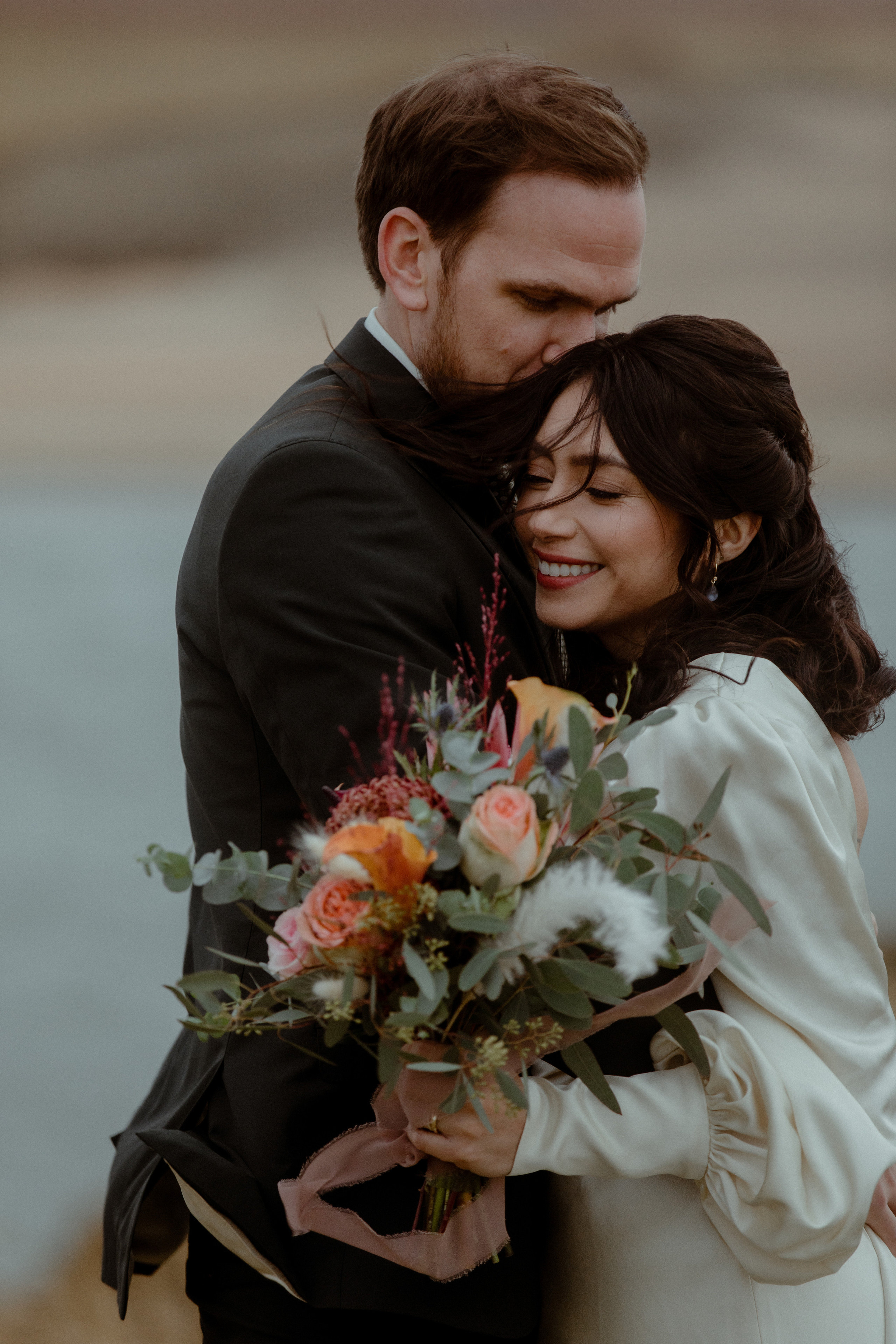 Elopement at Snaefellsnes Iceland | Wedding photos with Icelandic horses. Iceland elopement photographer & videographer
