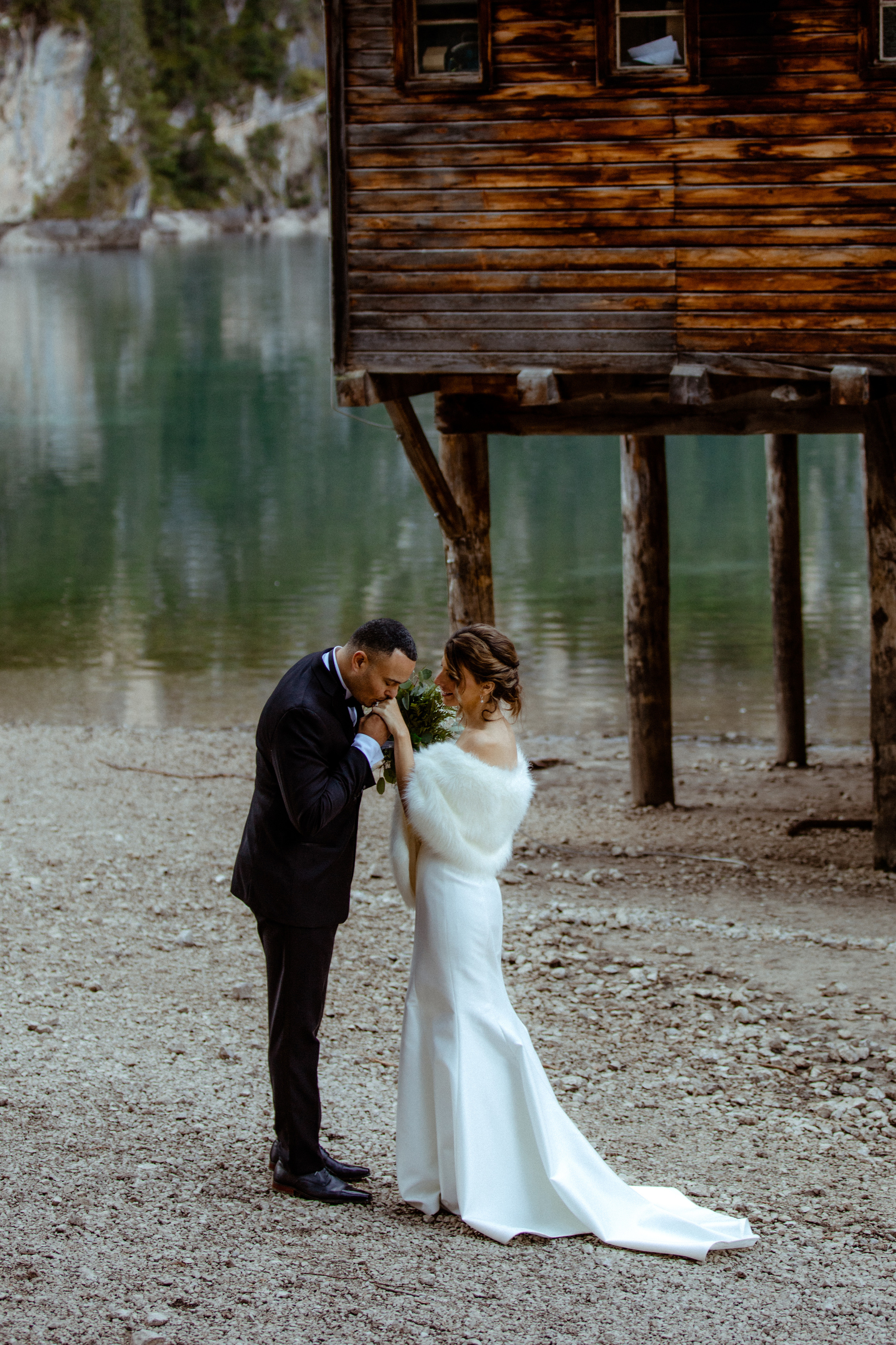 Sunrise Dolomites Elopement. Iceland elopement photographer & videographer
