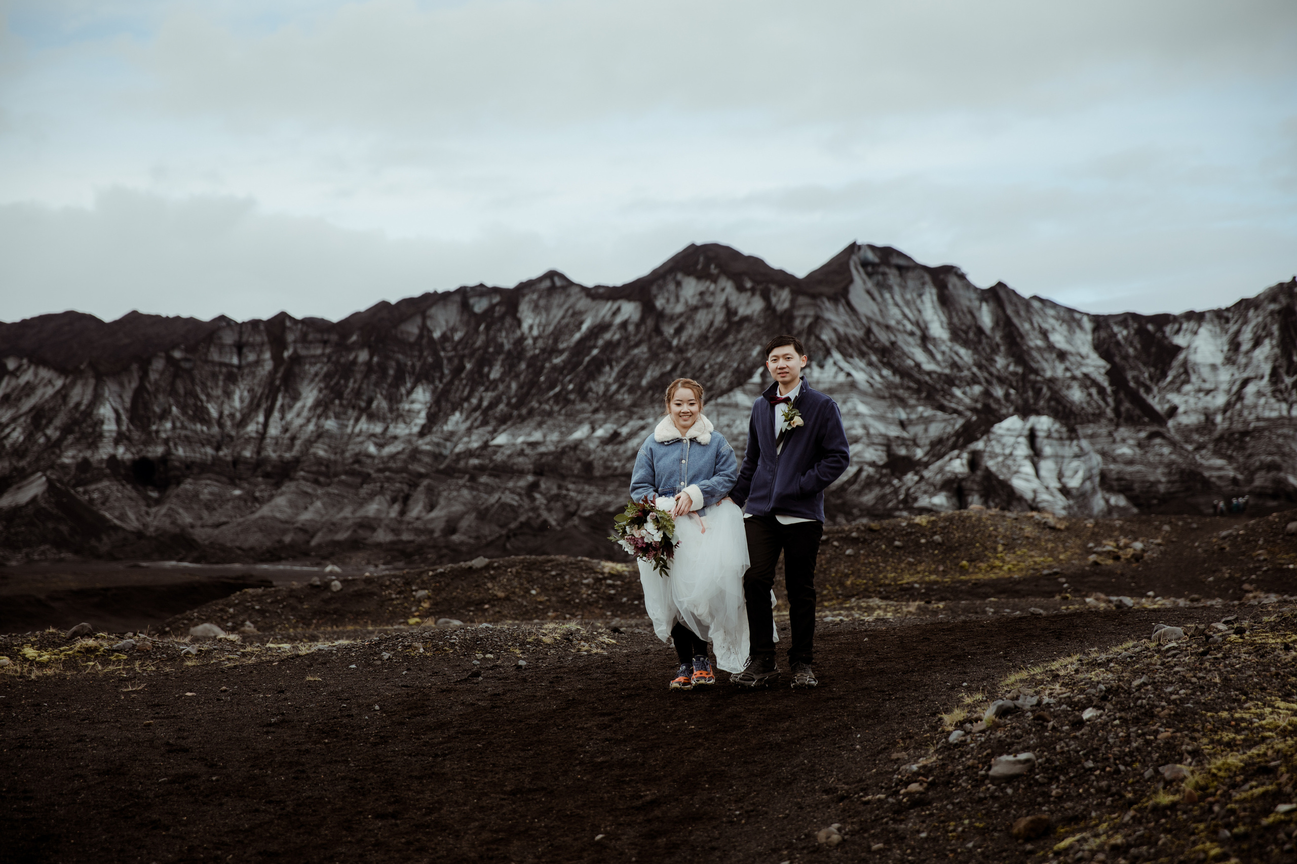 Adventure Ice Cave Elopement in Iceland. Iceland elopement photographer & videographer