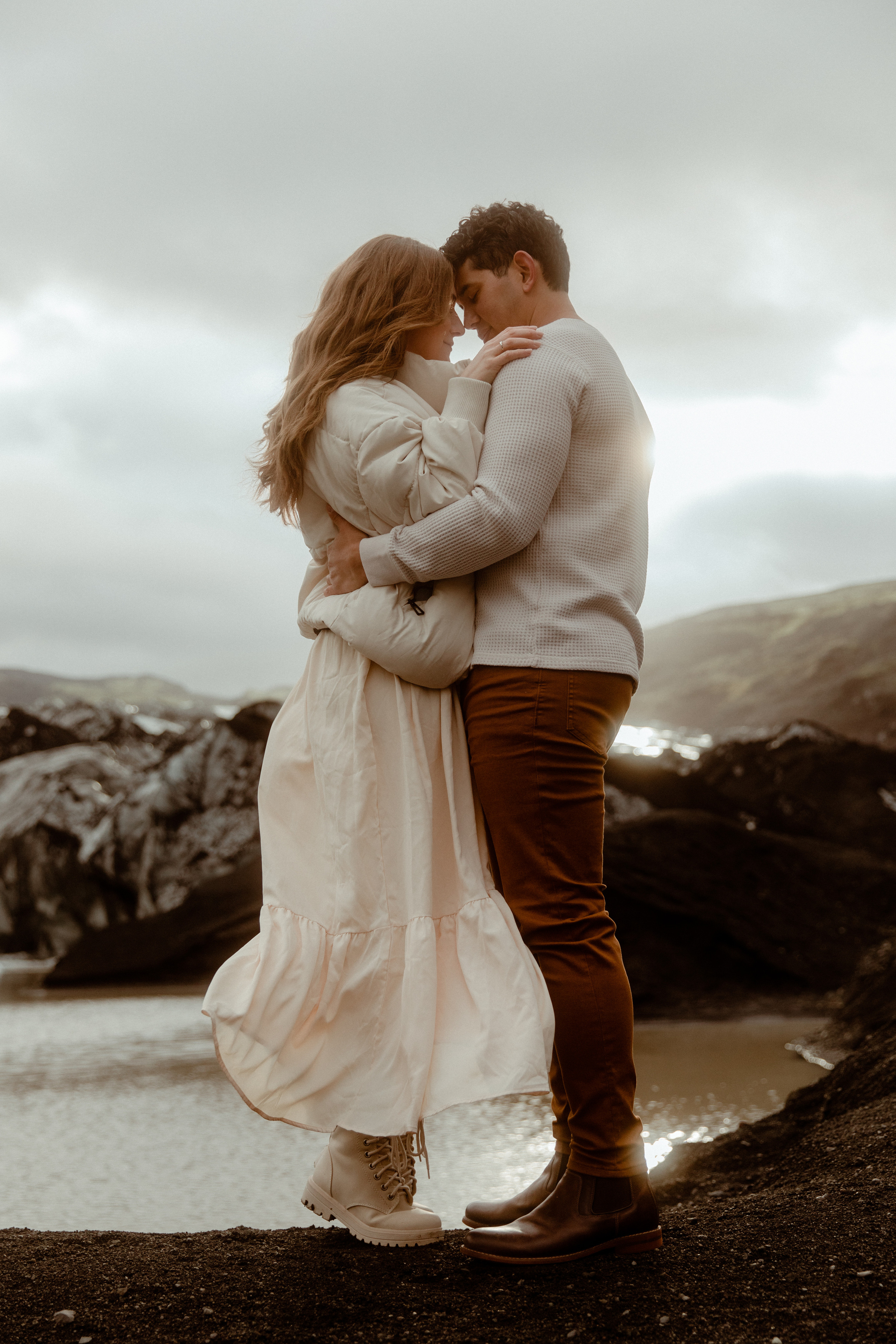 Engagement photoshoot in South Iceland. Iceland elopement photographer & videographer