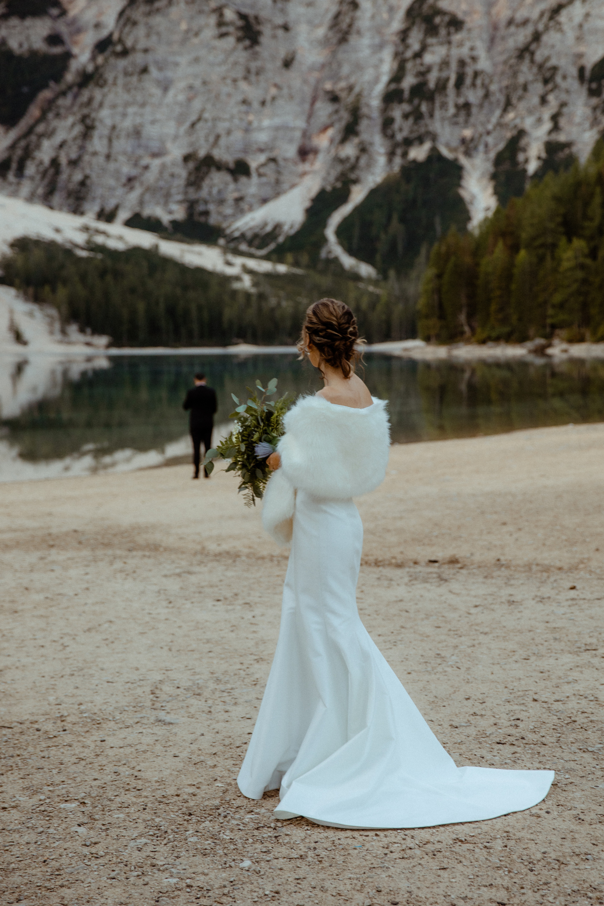 Sunrise Dolomites Elopement. Iceland elopement photographer & videographer