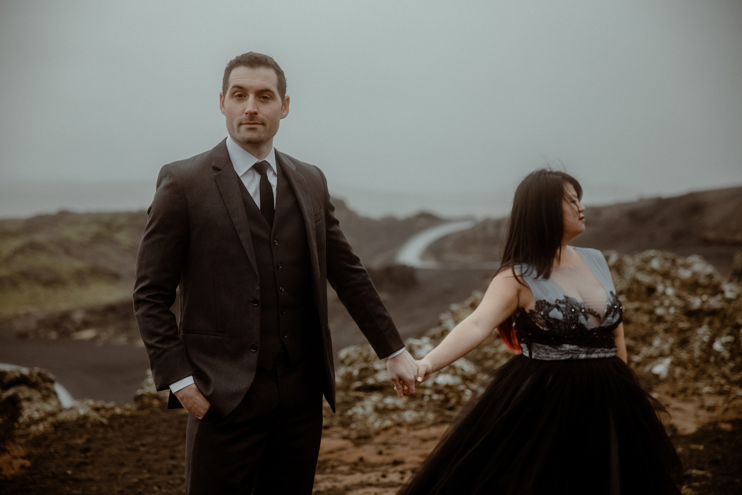 Anniversary photoshoot in Iceland. Iceland elopement photographer & videographer
