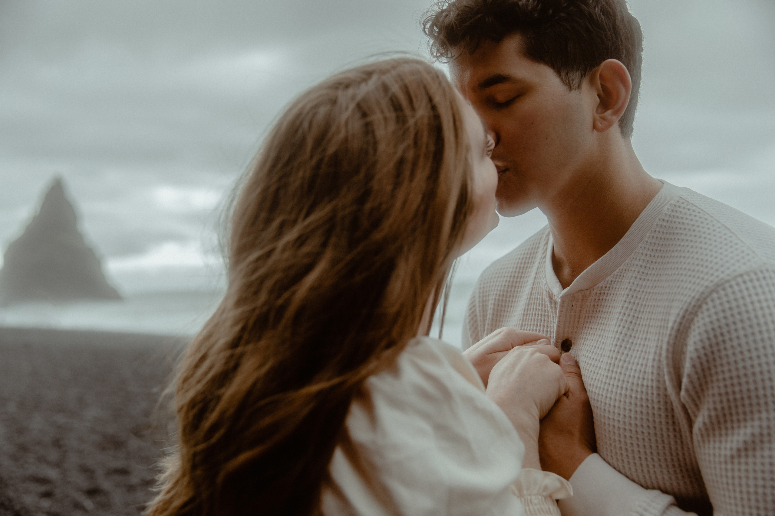 Engagement photoshoot in South Iceland. Iceland elopement photographer & videographer