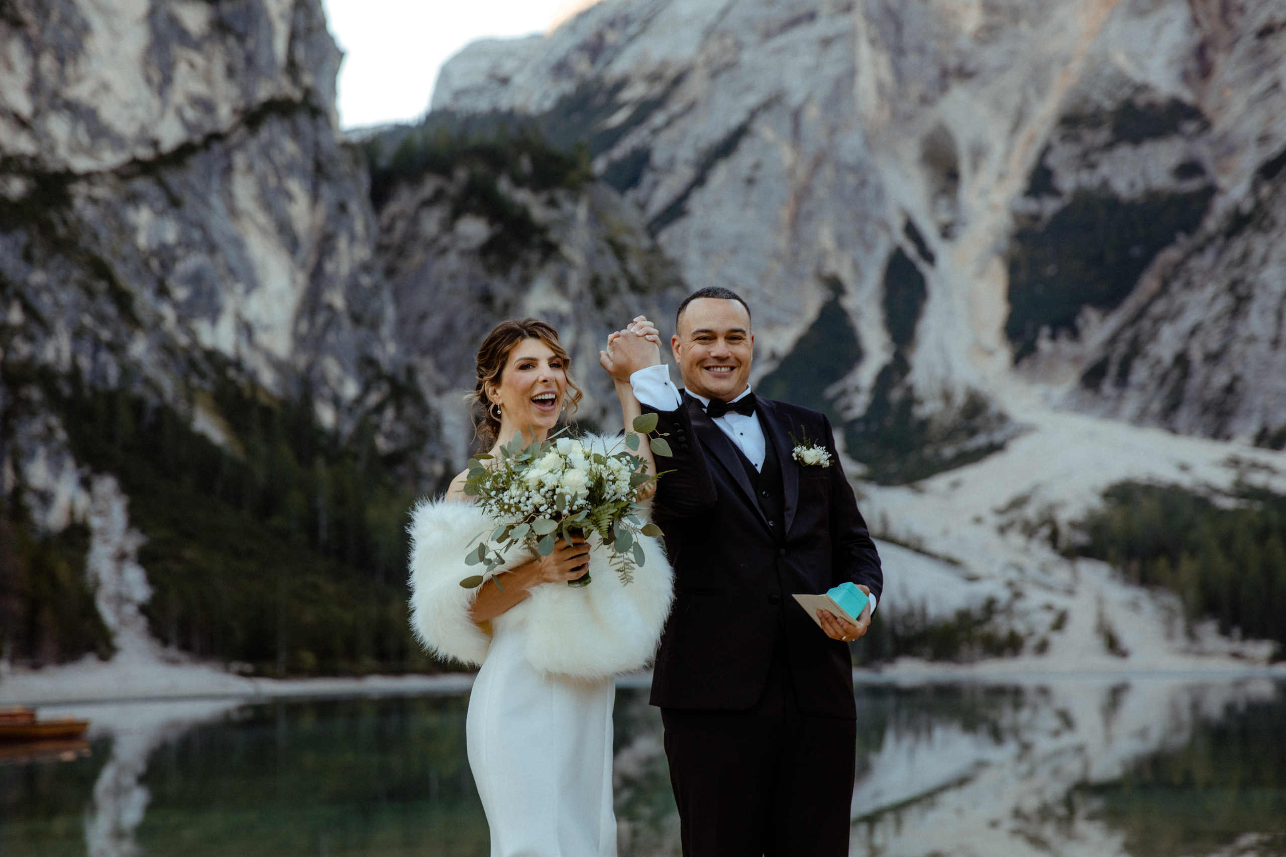 Lago di Braies wedding