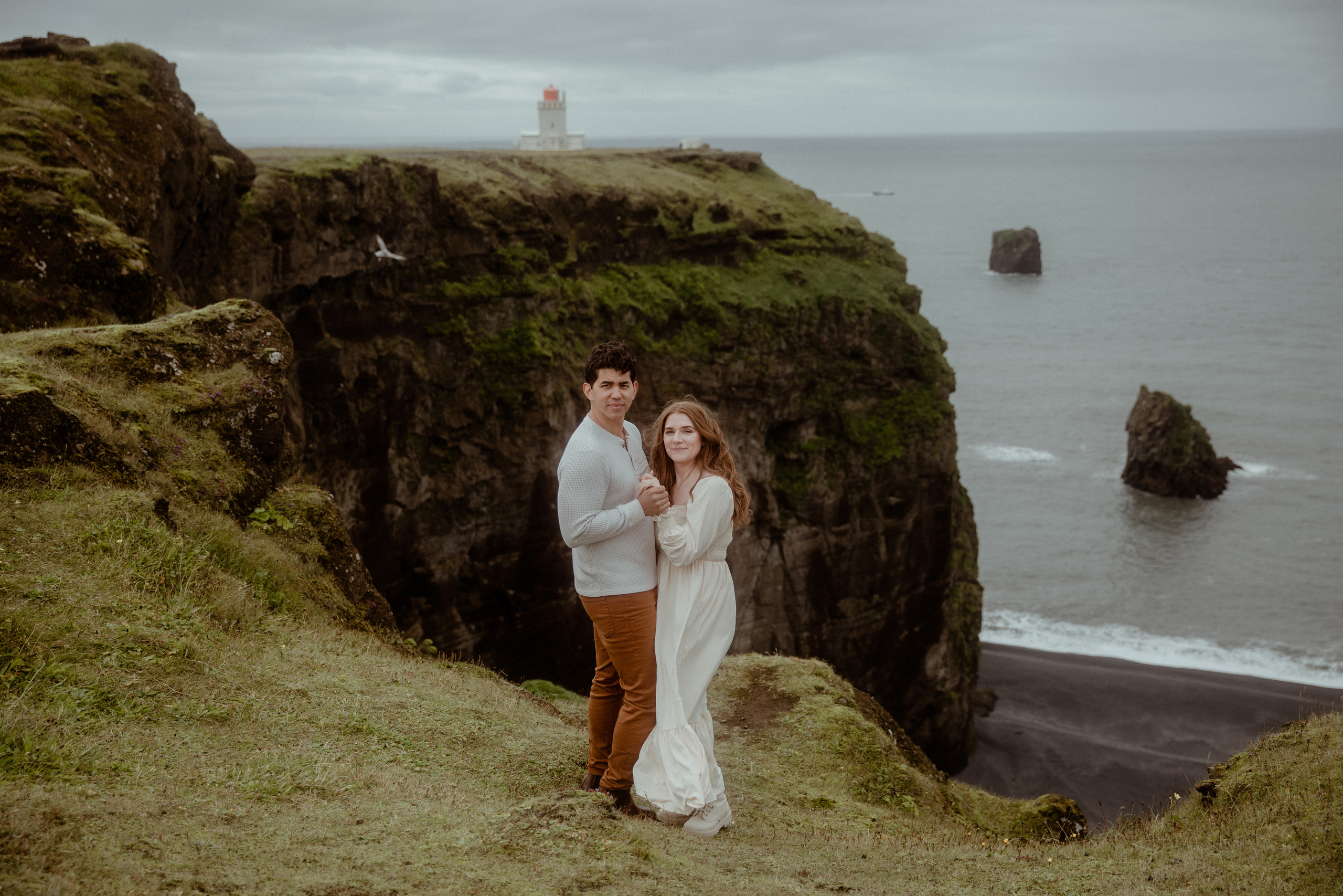 Engagement photoshoot in South Iceland. Iceland elopement photographer & videographer