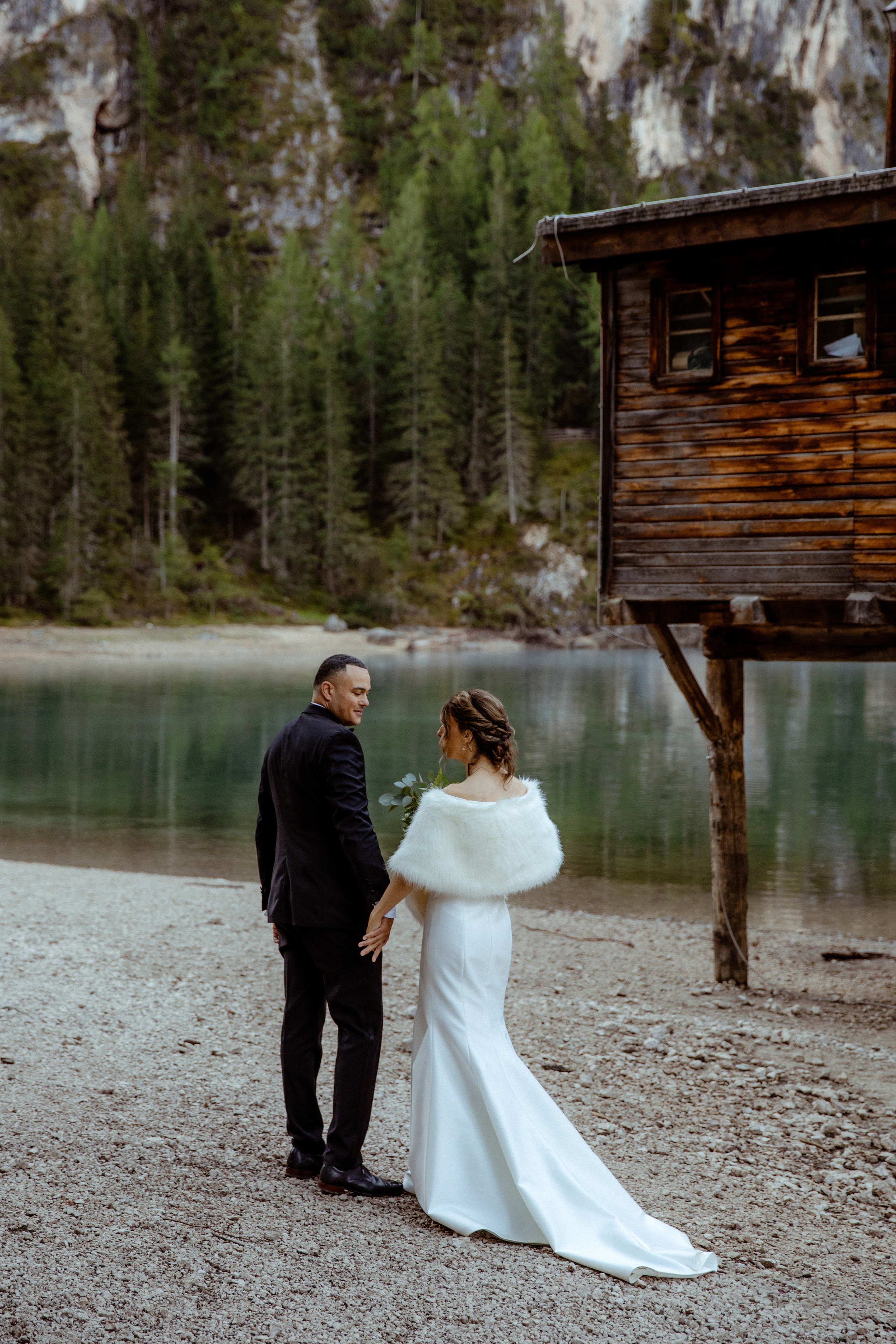 Sunrise Dolomites Elopement. Iceland elopement photographer & videographer