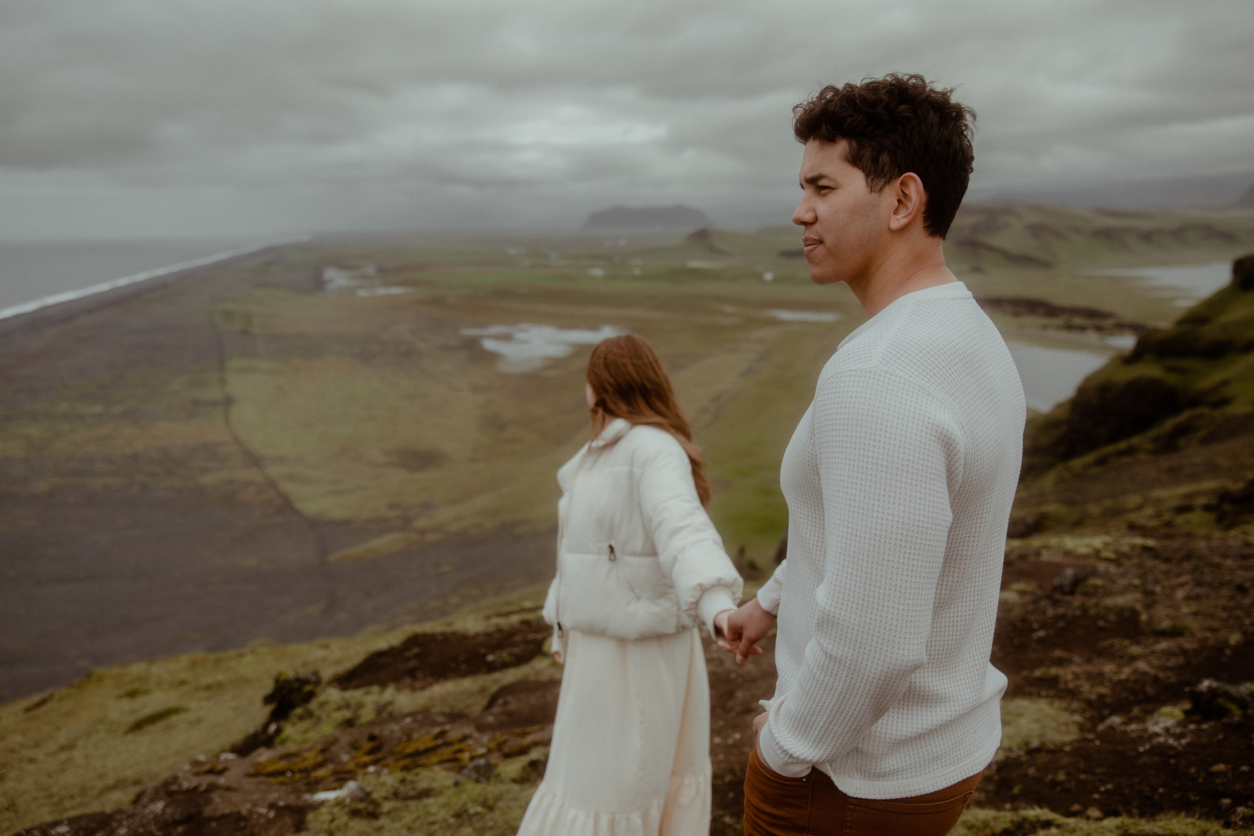 Engagement photoshoot in South Iceland. Iceland elopement photographer & videographer