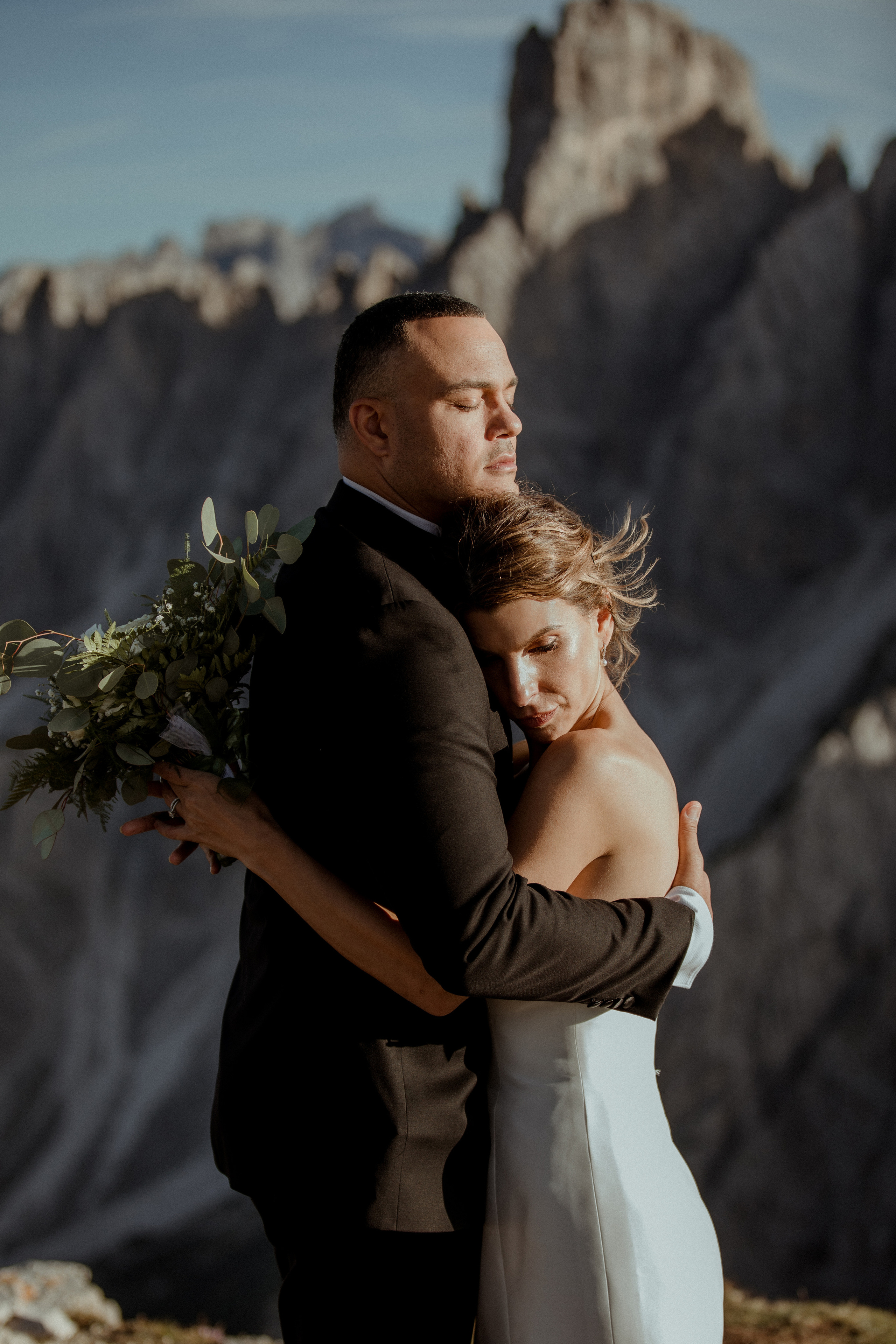 Sunrise Dolomites Elopement. Iceland elopement photographer & videographer