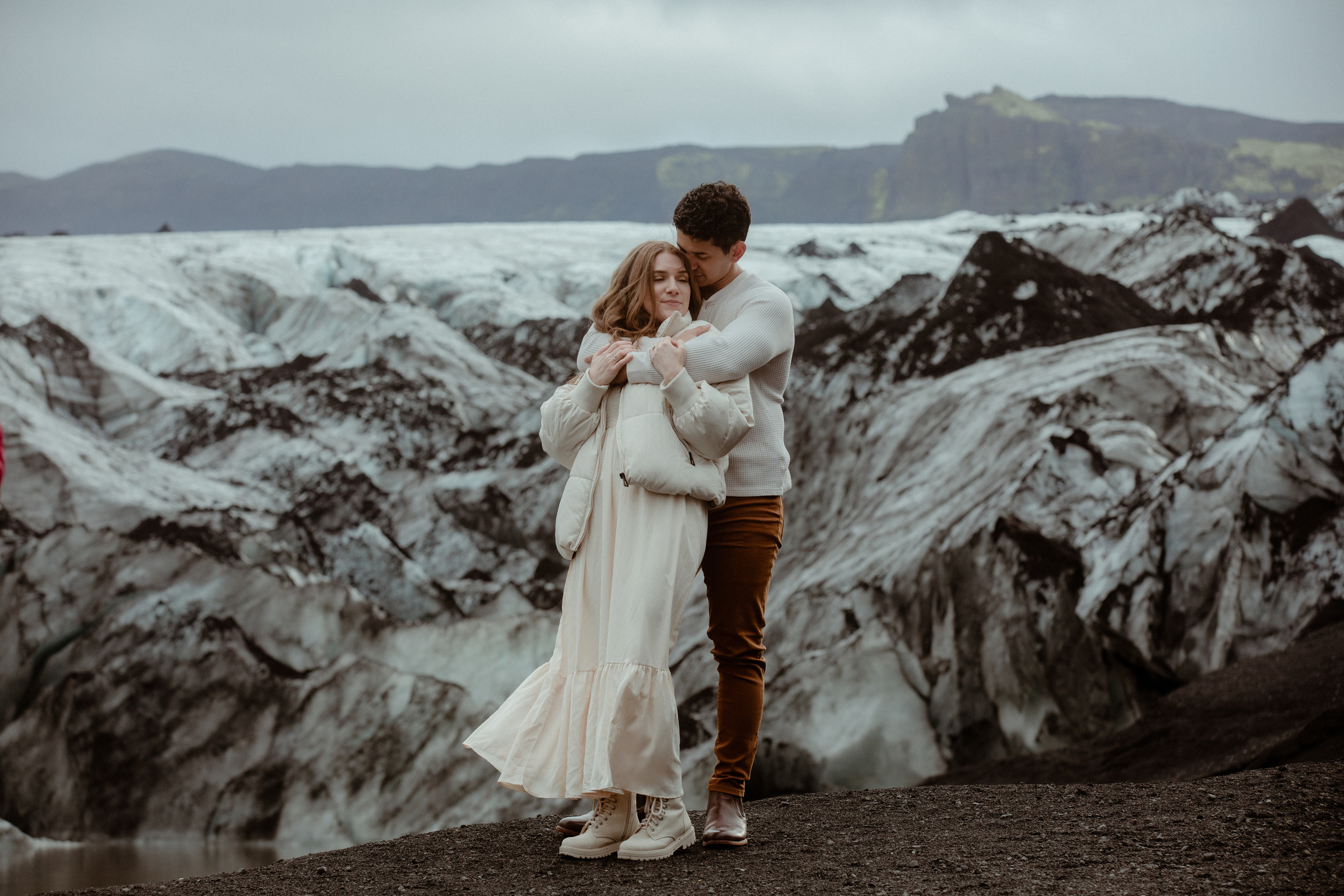 Engagement photoshoot in South Iceland. Iceland elopement photographer & videographer