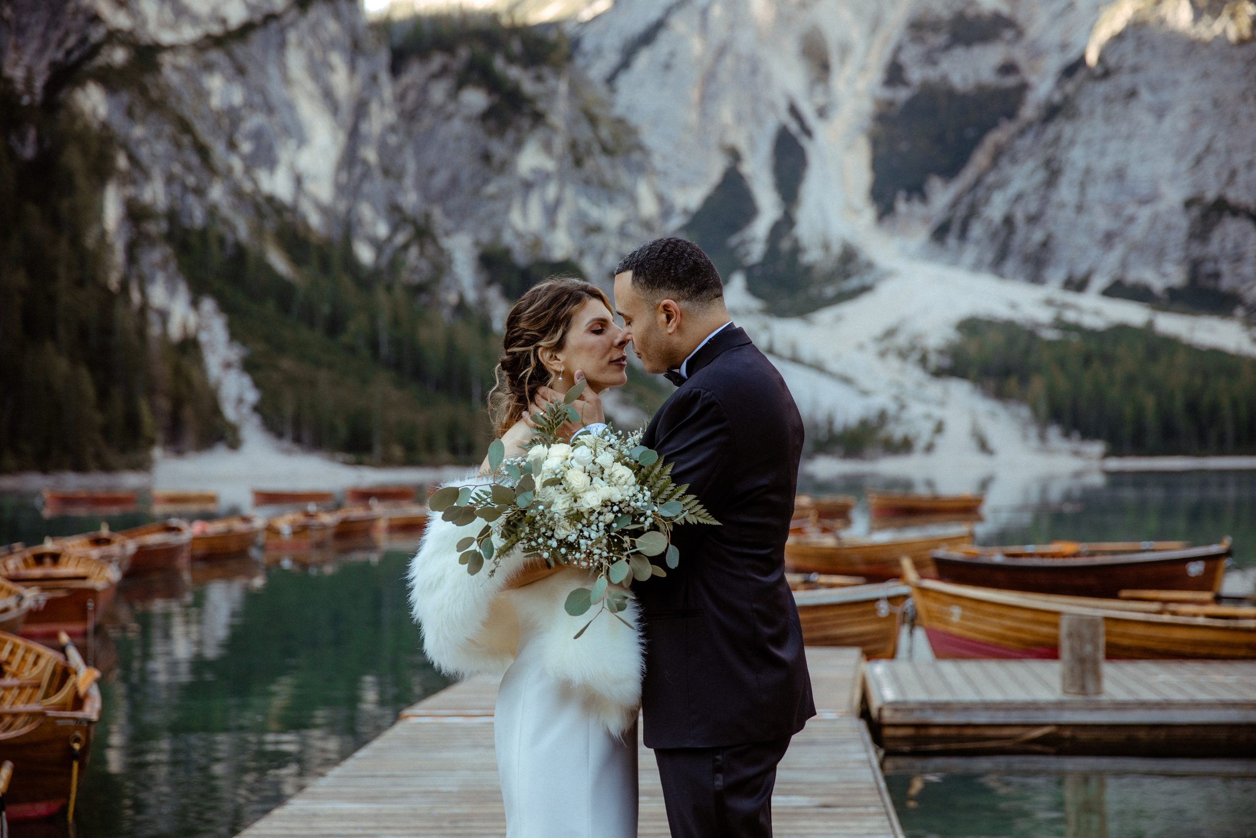 Sunrise Dolomites Elopement. Iceland elopement photographer & videographer