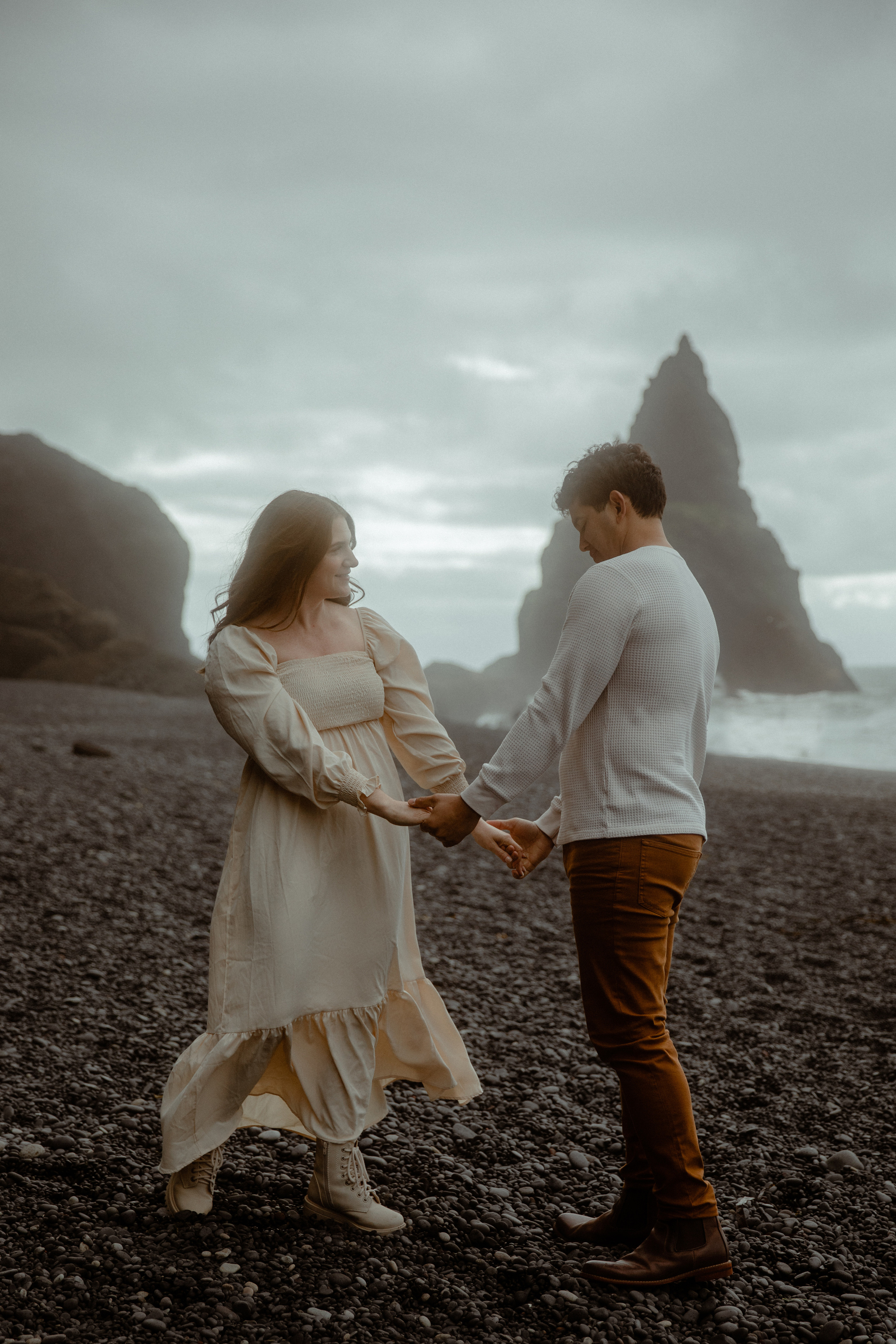 Engagement photoshoot in South Iceland. Iceland elopement photographer & videographer