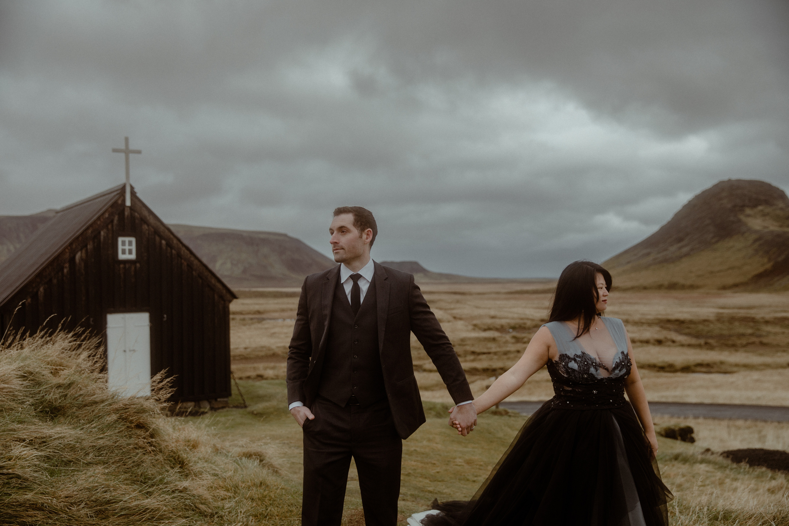 Anniversary photoshoot in Iceland. Iceland elopement photographer & videographer