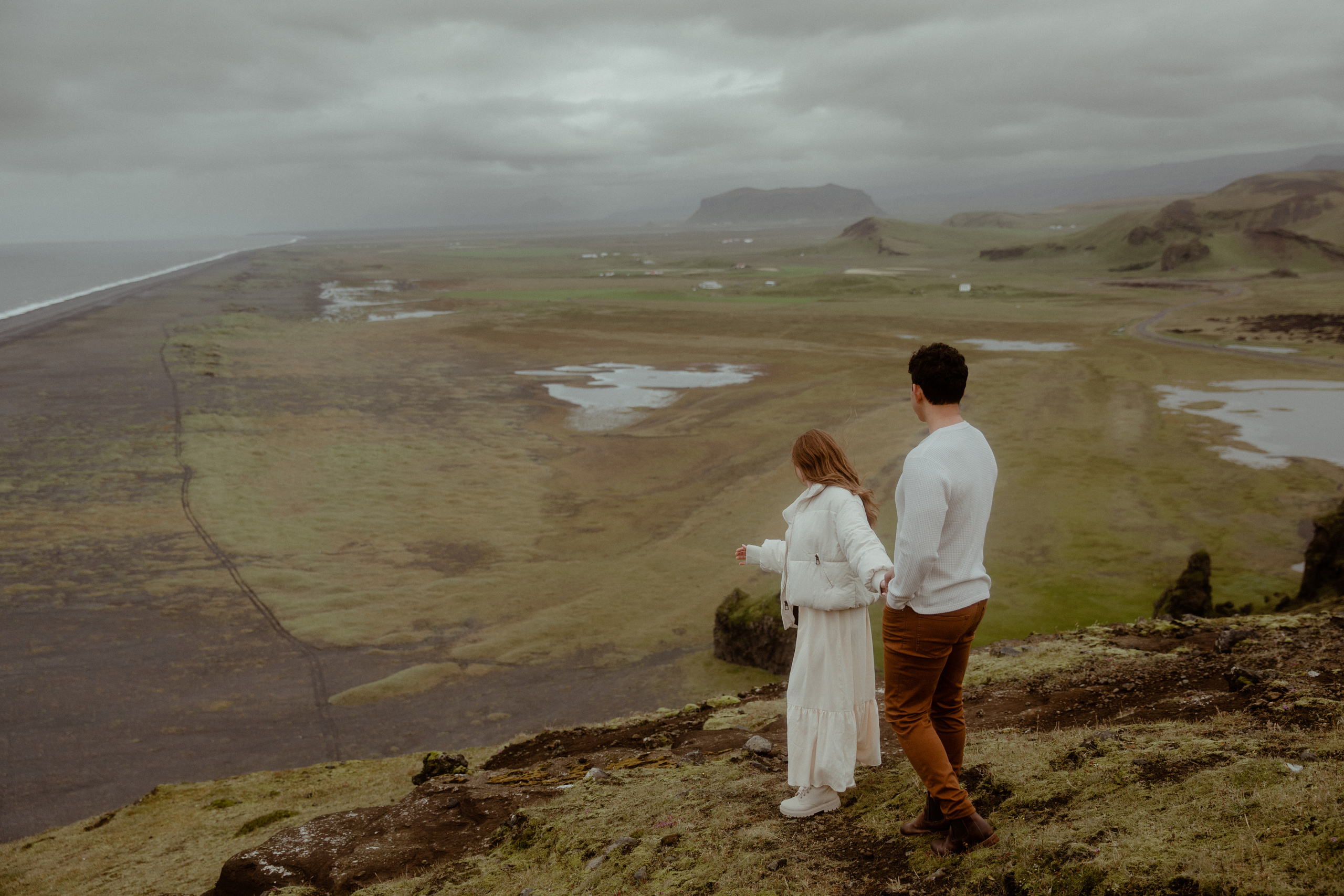 Engagement photoshoot in South Iceland. Iceland elopement photographer & videographer