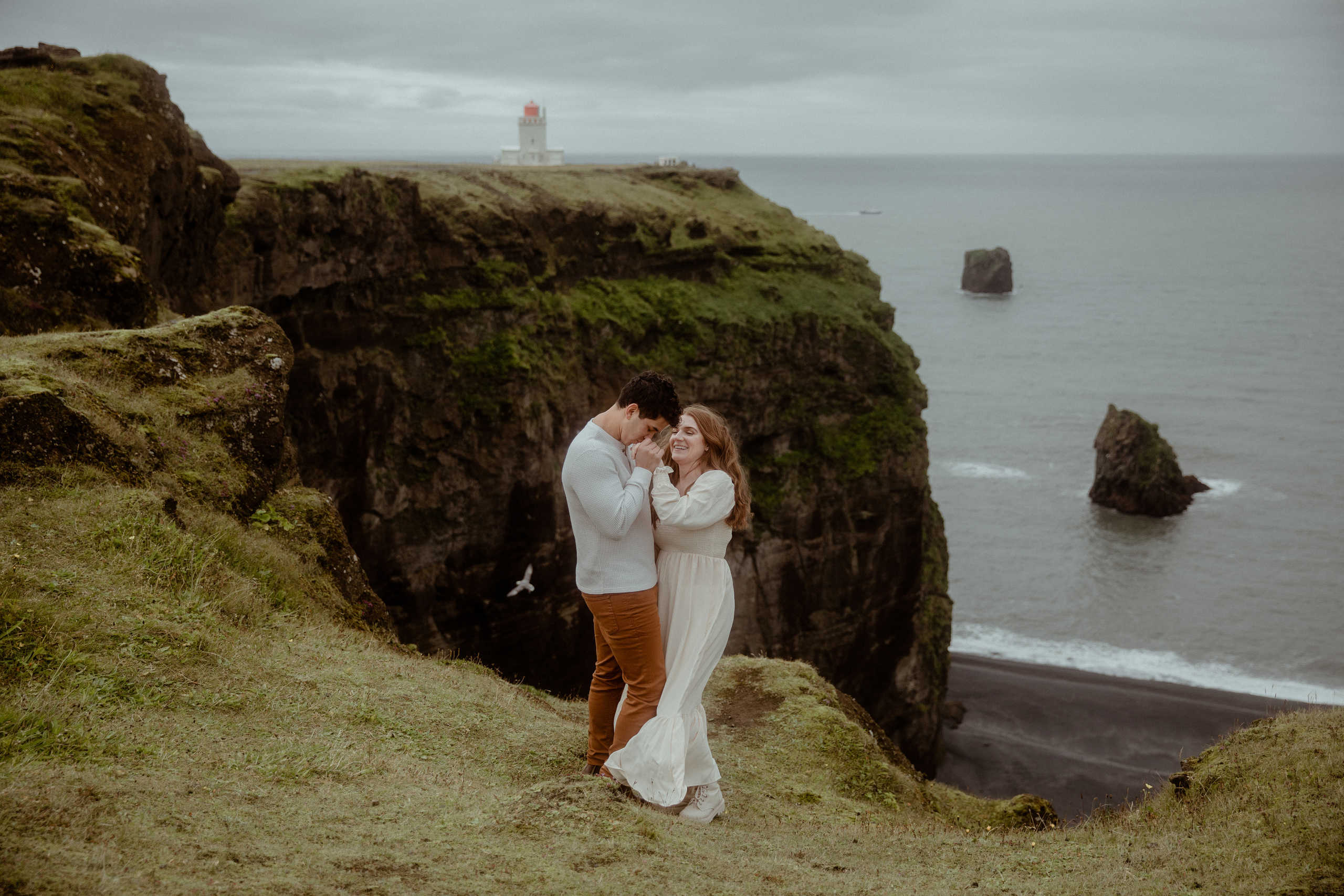 Engagement photoshoot in South Iceland. Iceland elopement photographer & videographer