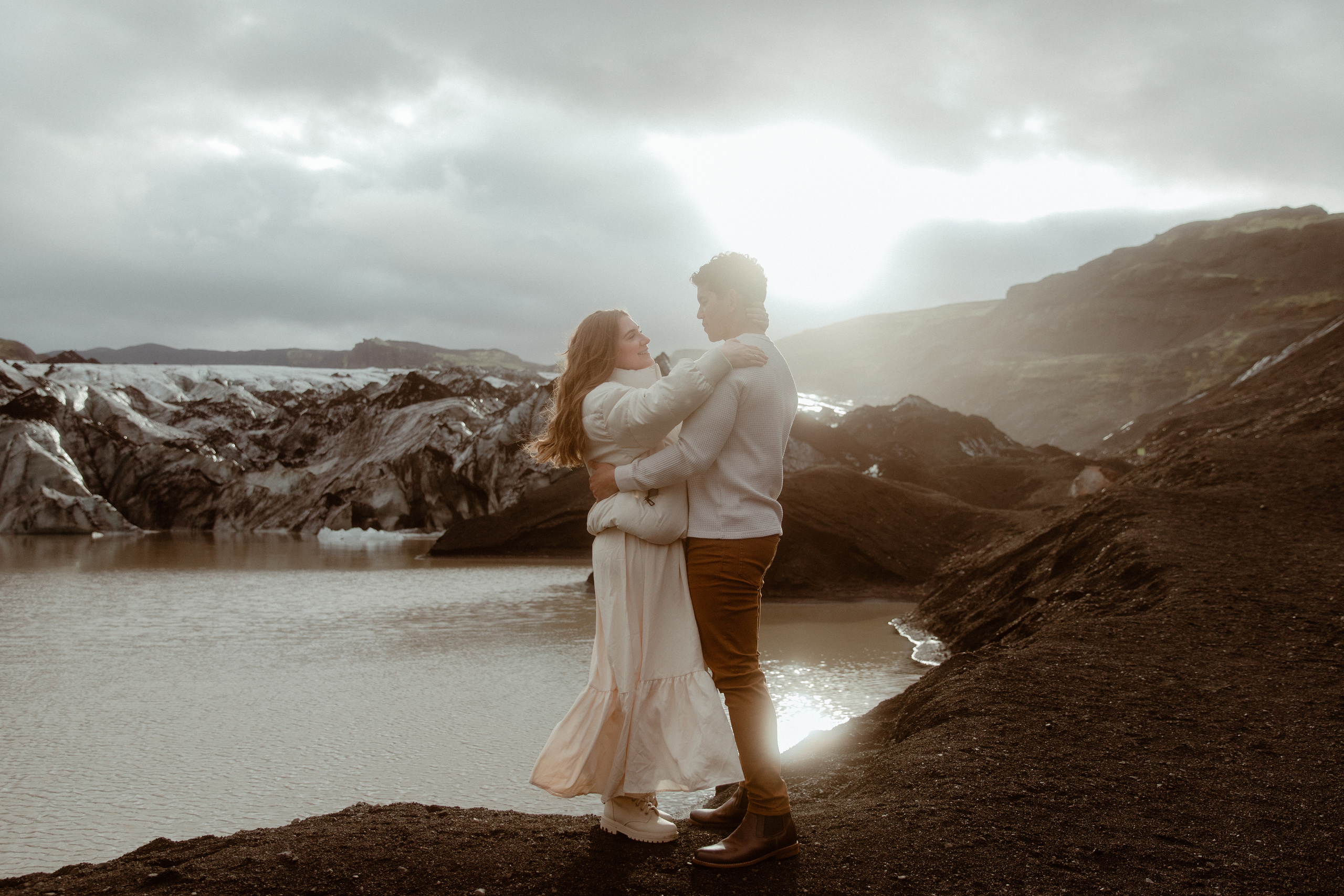 Engagement photoshoot in South Iceland. Iceland elopement photographer & videographer